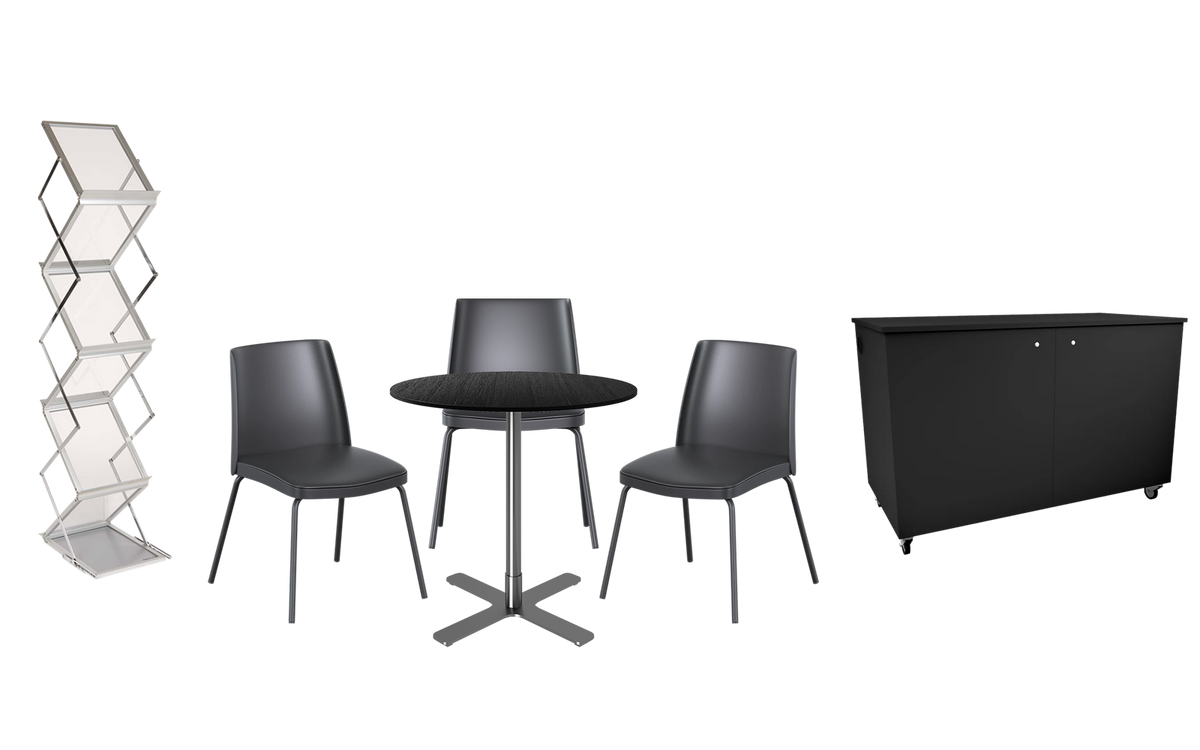 Walk-on Stainless Plus Cafe Table Package