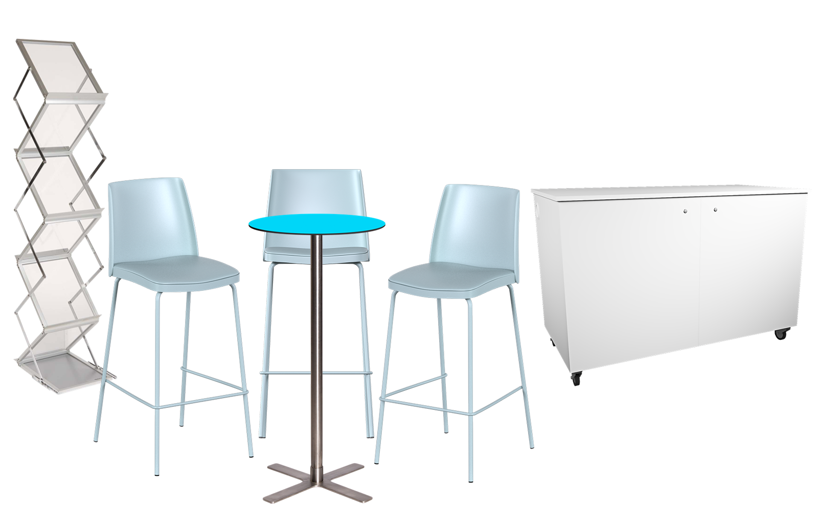 Walk-on Stainless Plus - Sia Bar Table Package