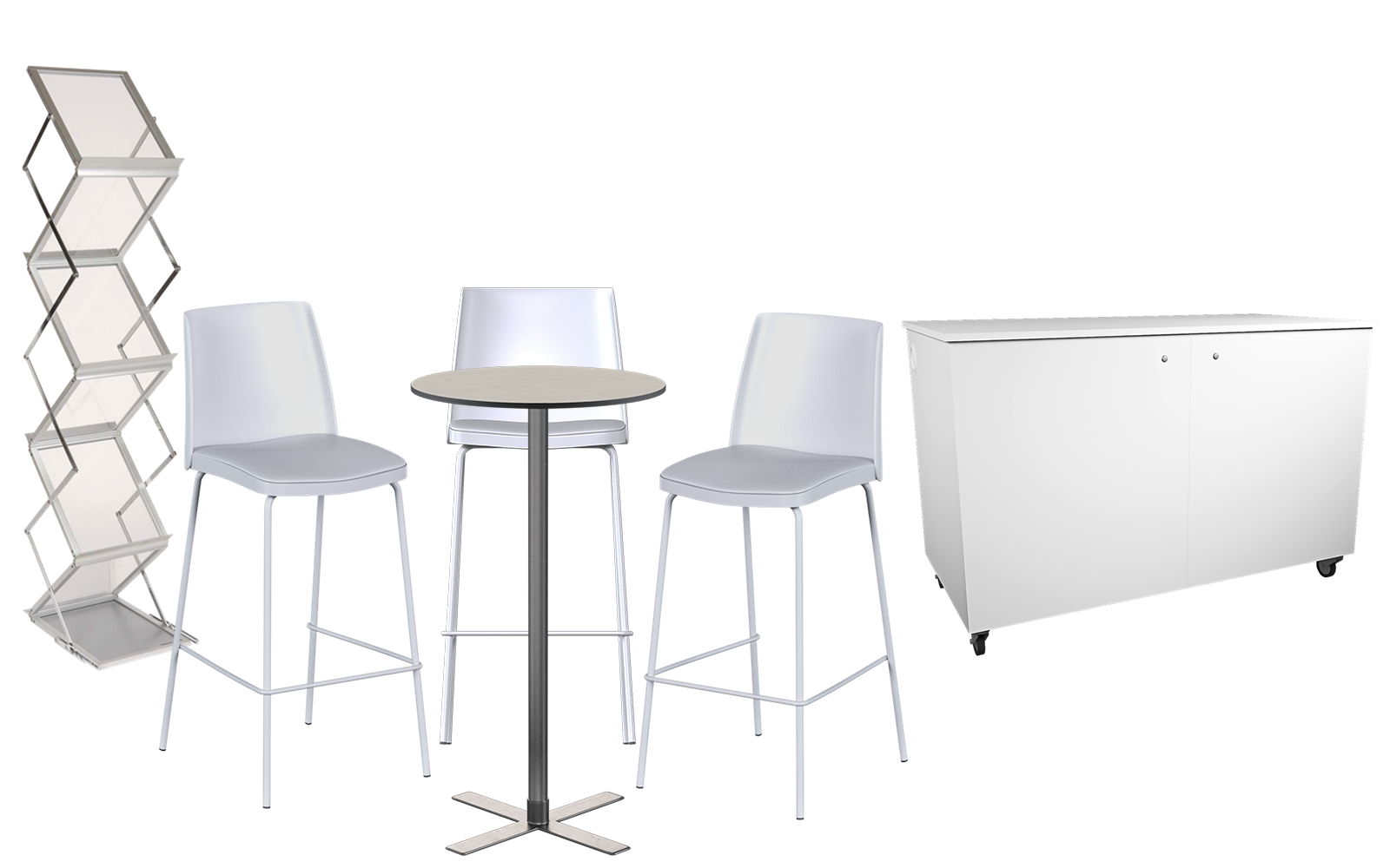 Walk-on Stainless Plus - Sia Bar Table Package