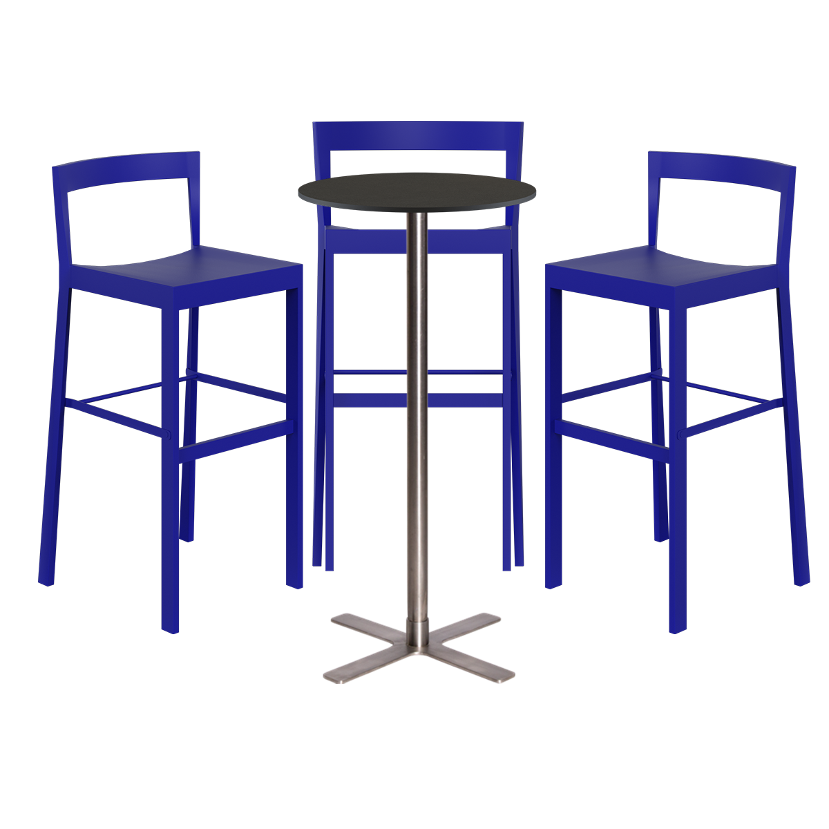 Baxter Bar Table Package - 3 Stools