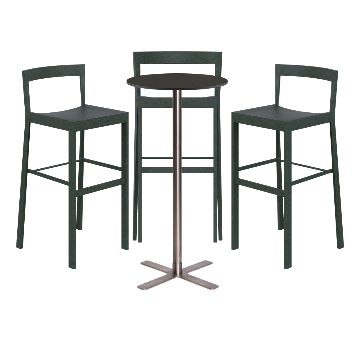 Baxter Bar Table Package - 3 Stools