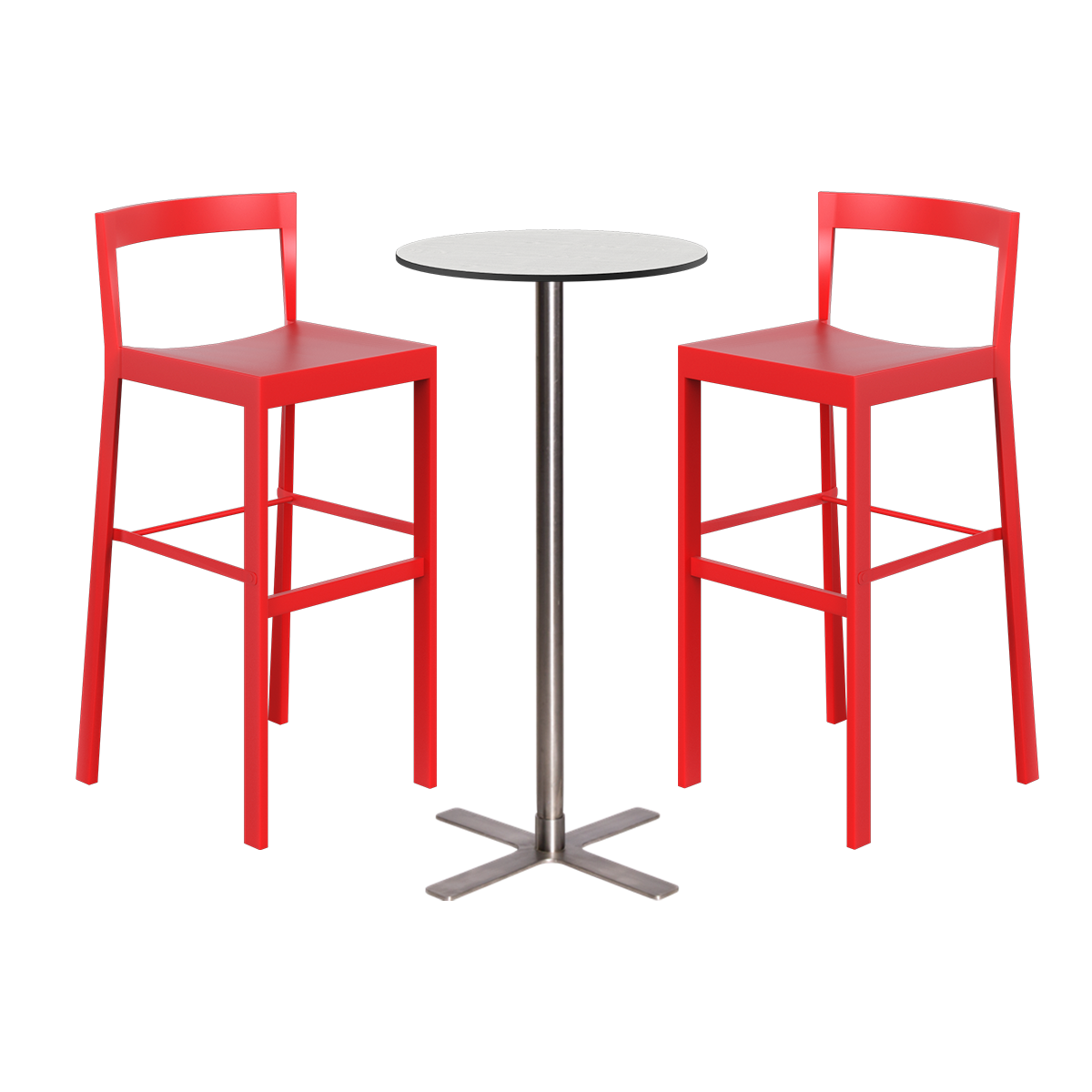Baxter Bar Table Package - 2 Stools