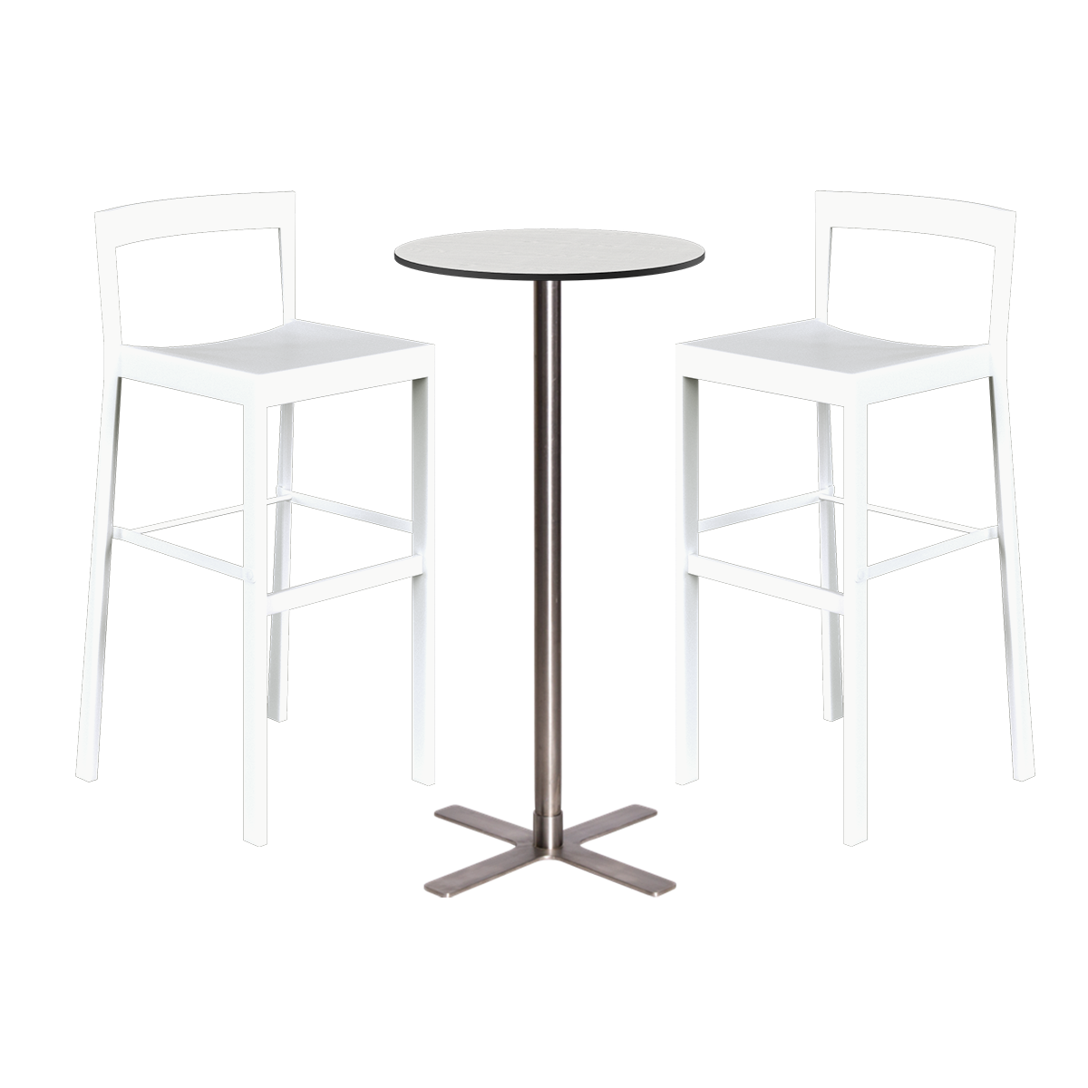Baxter Bar Table Package - 2 Stools