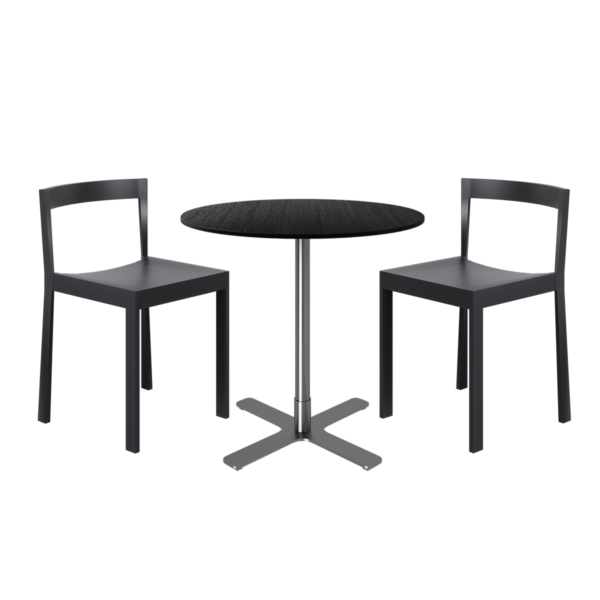 Baxter Cafe Table Package - 2 Chairs
