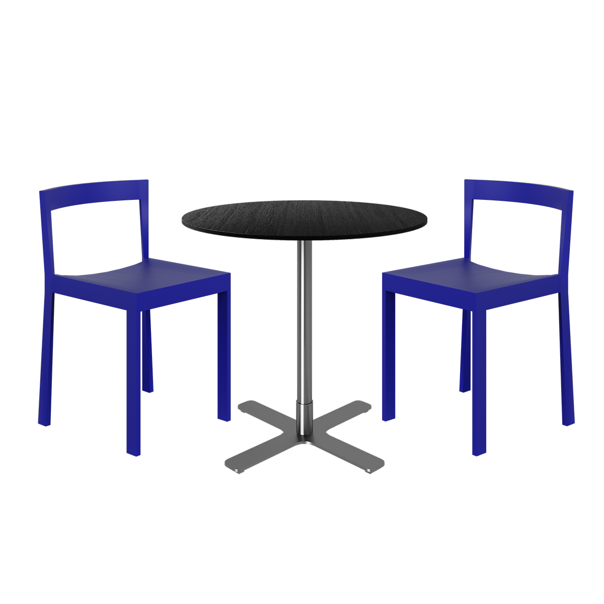 Baxter Cafe Table Package - 2 Chairs