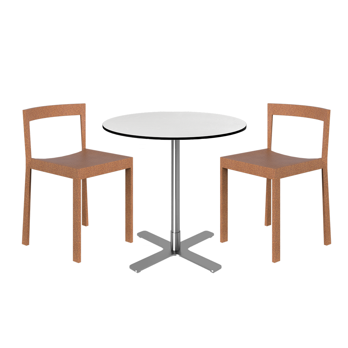 Baxter Cafe Table Package - 2 Chairs