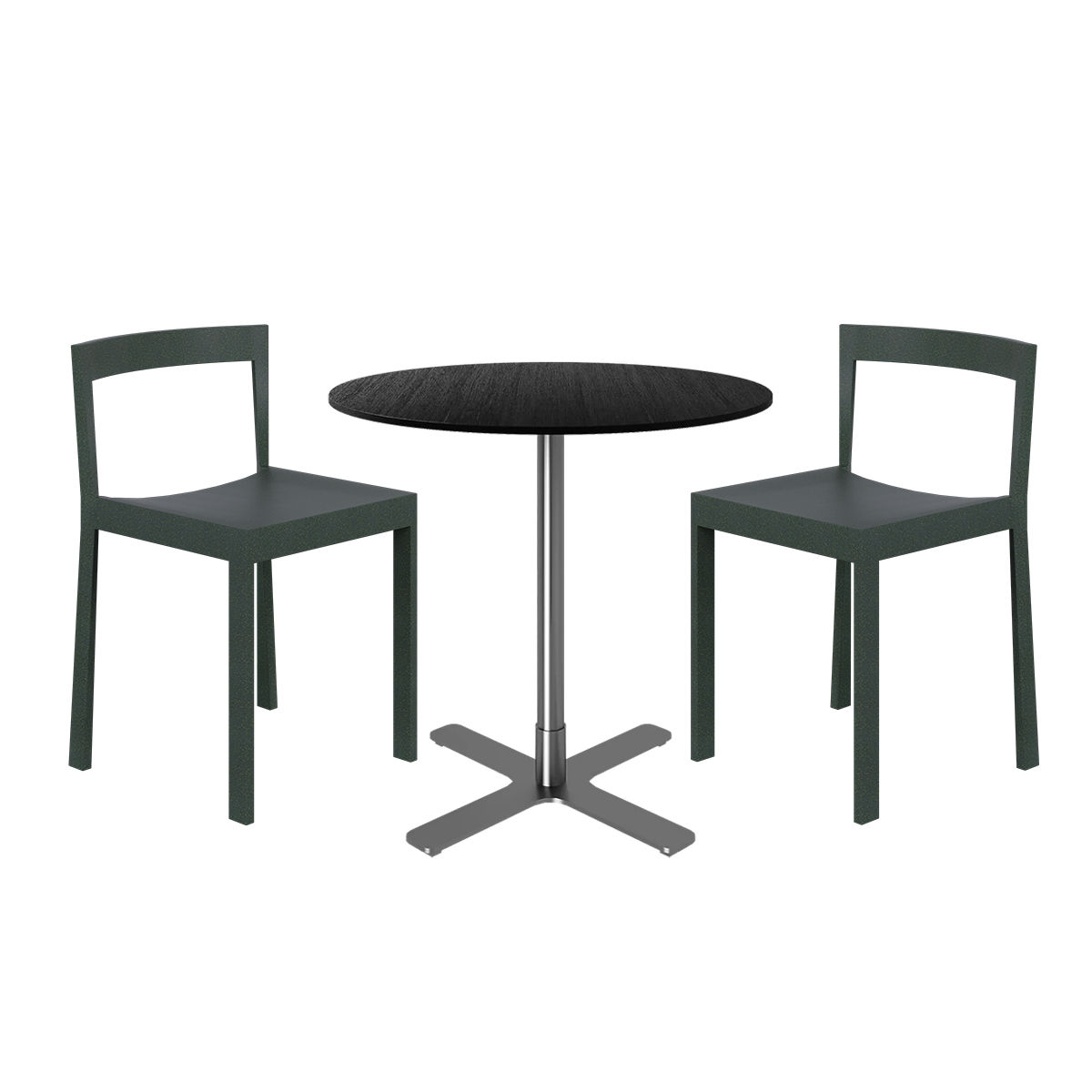 Baxter Cafe Table Package - 2 Chairs
