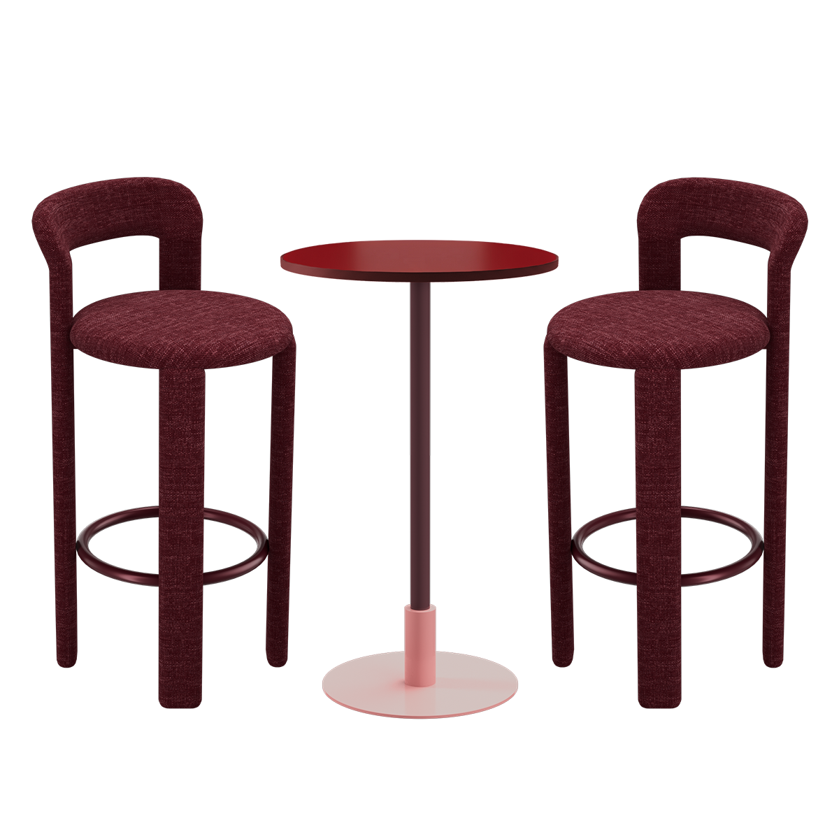 Orbit Cameo Bar Table Package (2 Stools)