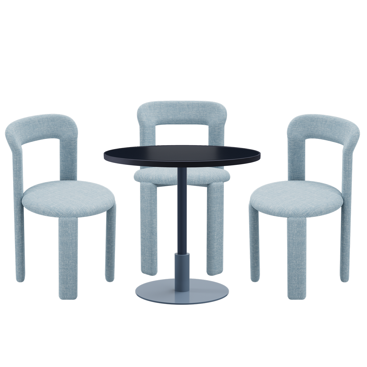 Orbit Cameo Cafe Table Package (3 Chairs)