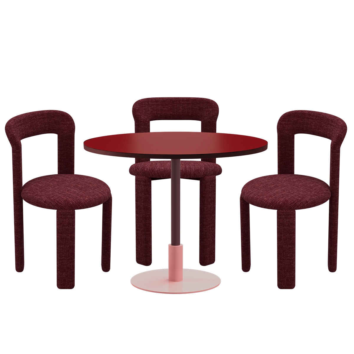 Orbit Cameo Cafe Table Package (3 Chairs)
