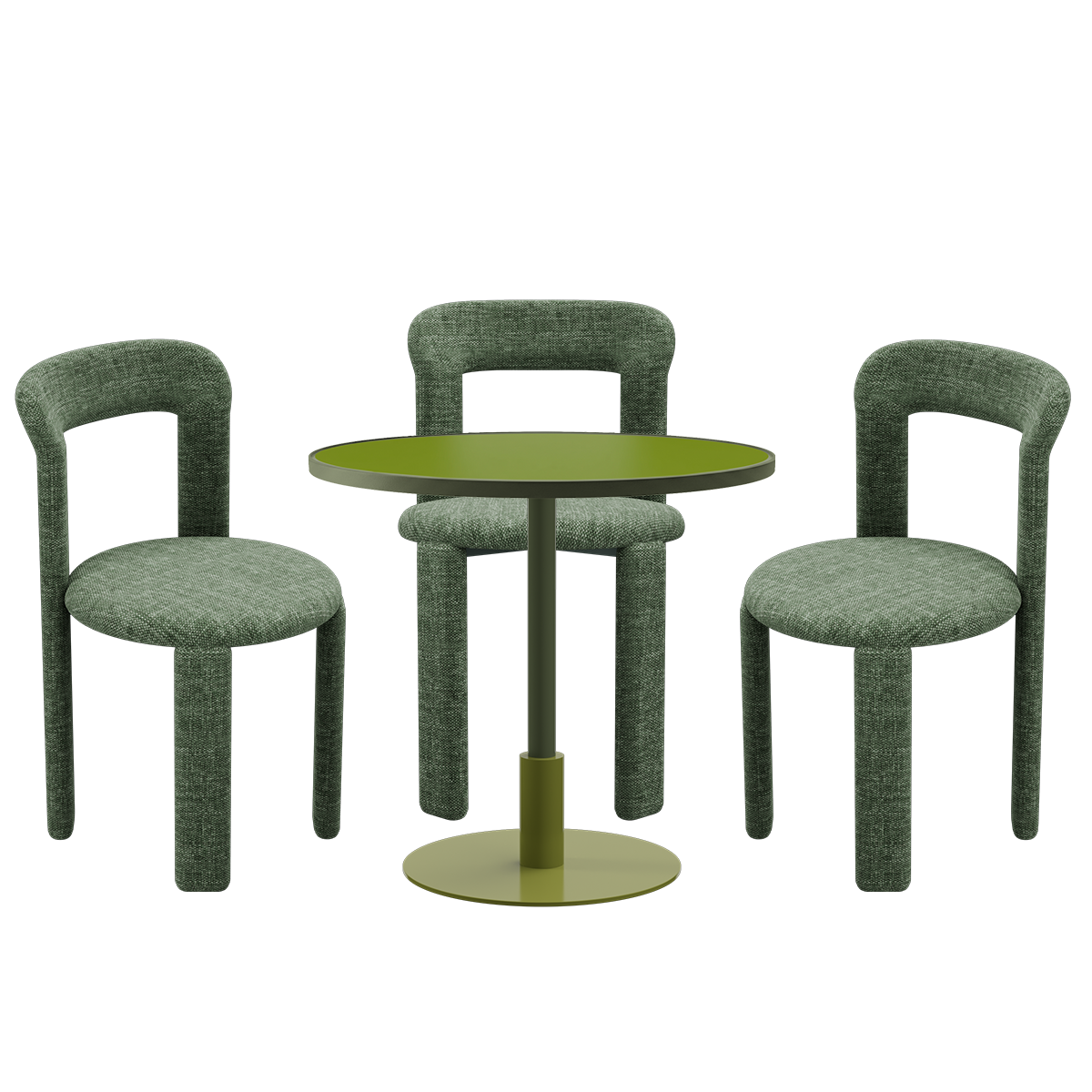 Orbit Cameo Cafe Table Package (3 Chairs)