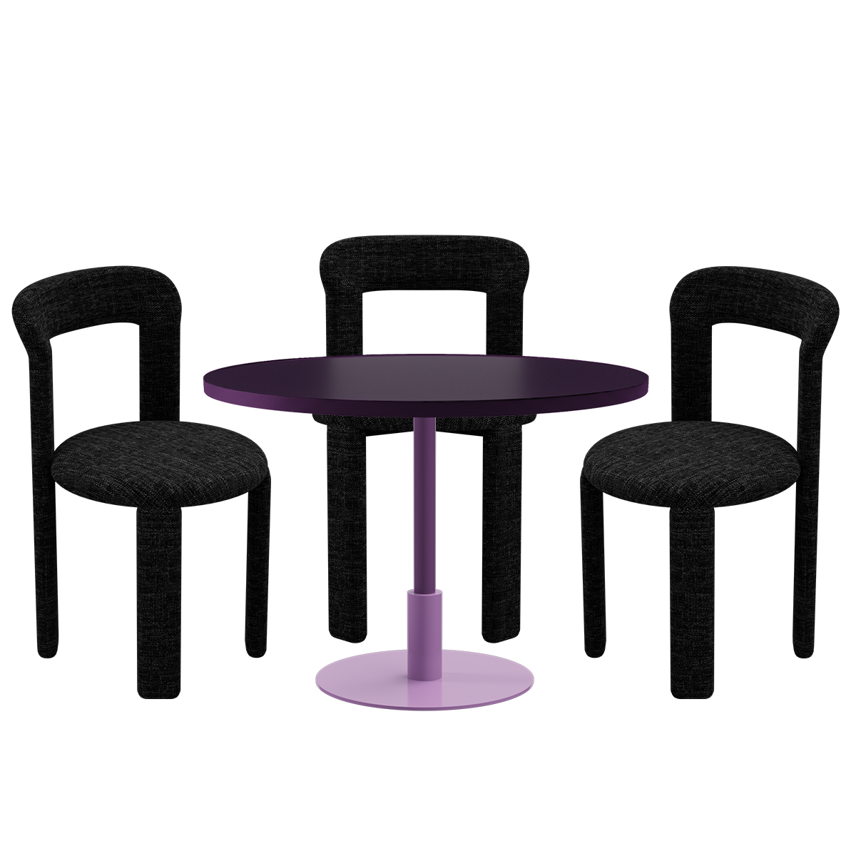 Orbit Cameo Cafe Table Package (3 Chairs)