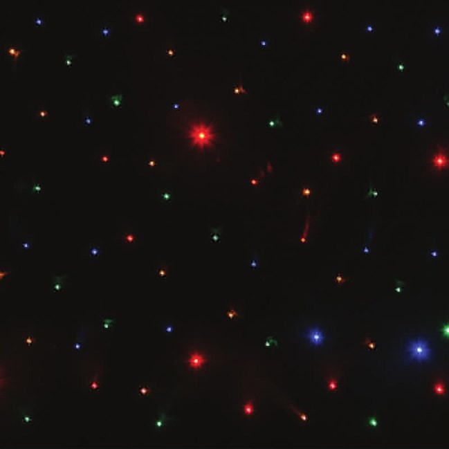 LED Star Curtain - 5m high x 2.5m wide