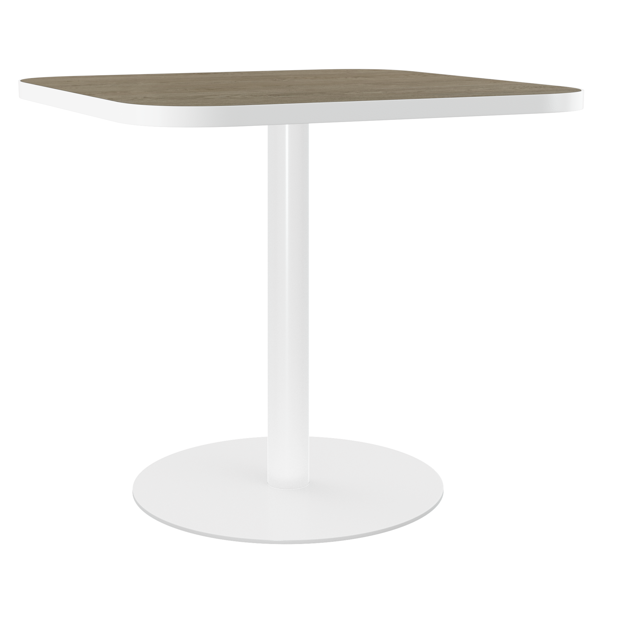 Halo Café Table With Rim - Rounded Square