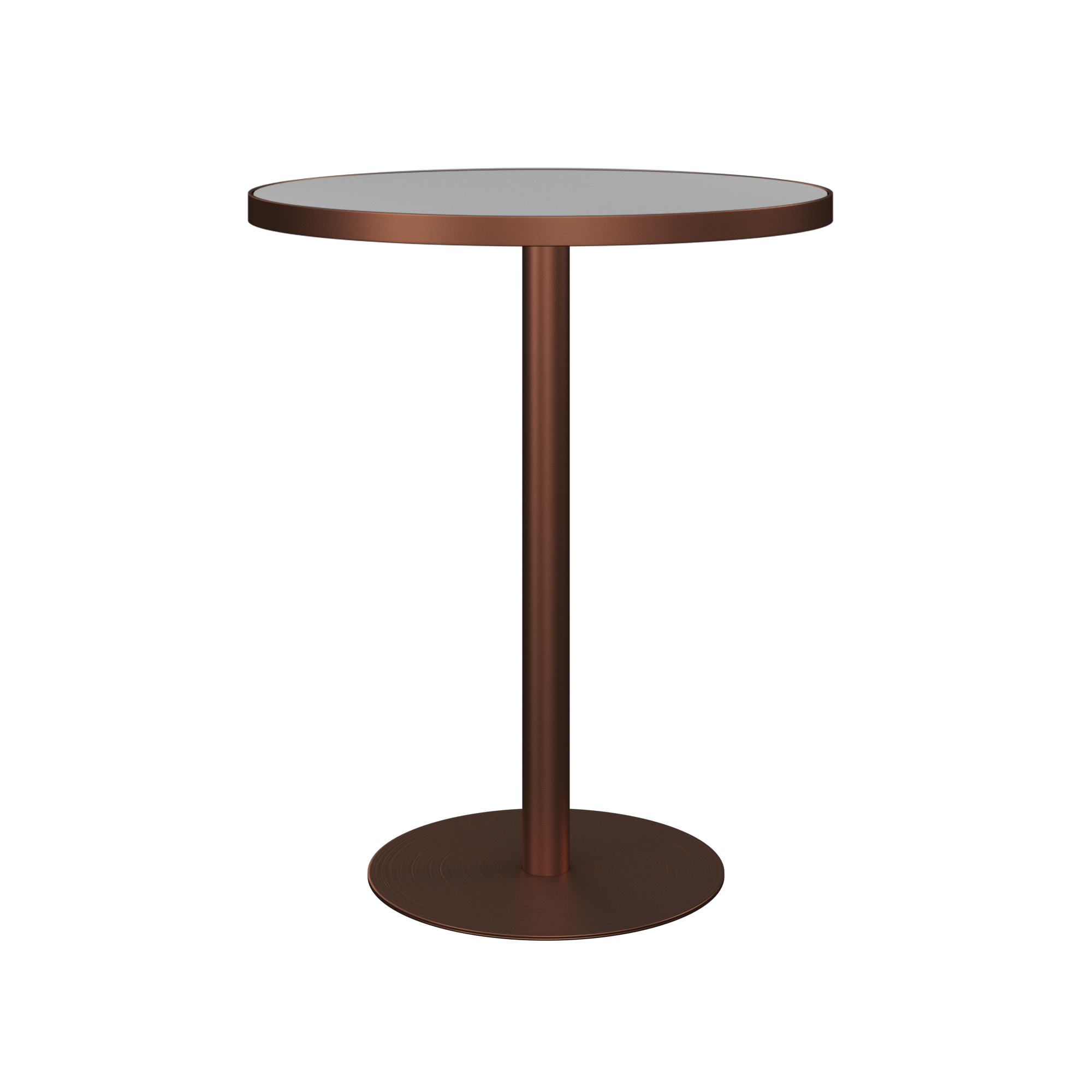 Halo Bar Table With Rim - Round