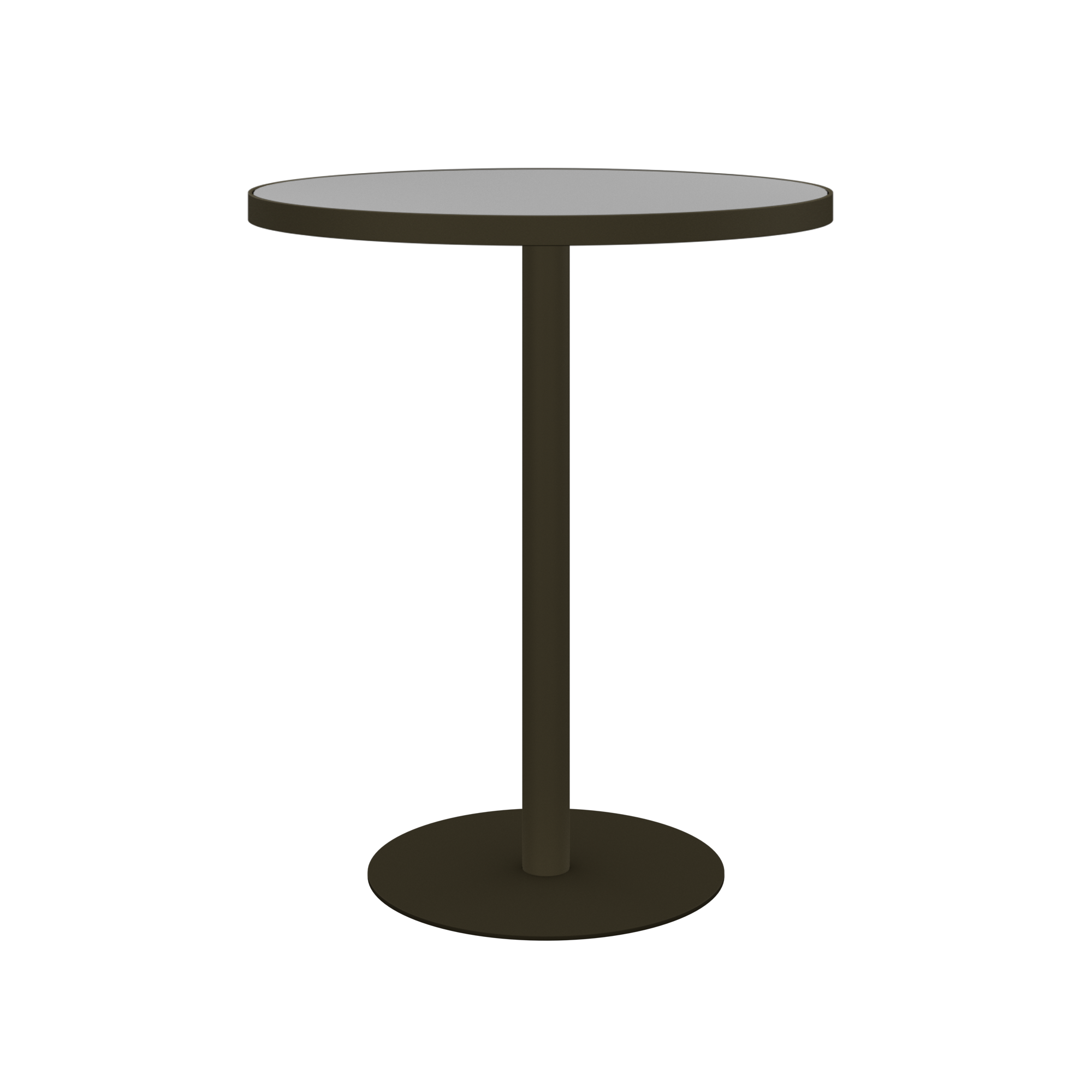 Halo Bar Table With Rim - Round
