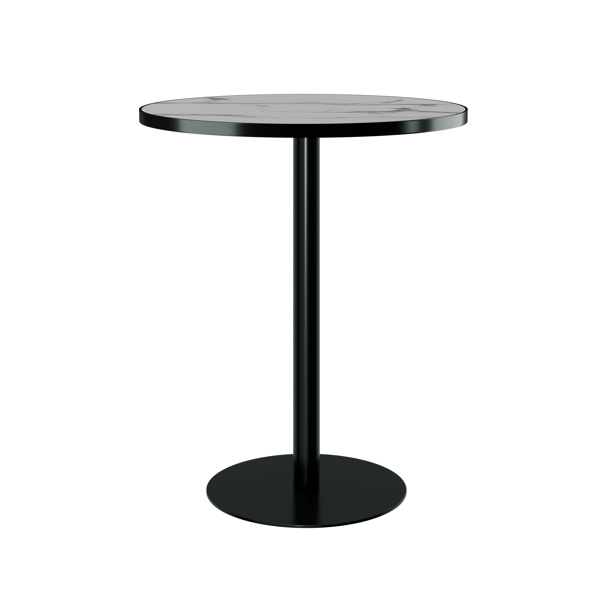Halo Bar Table With Rim - Round