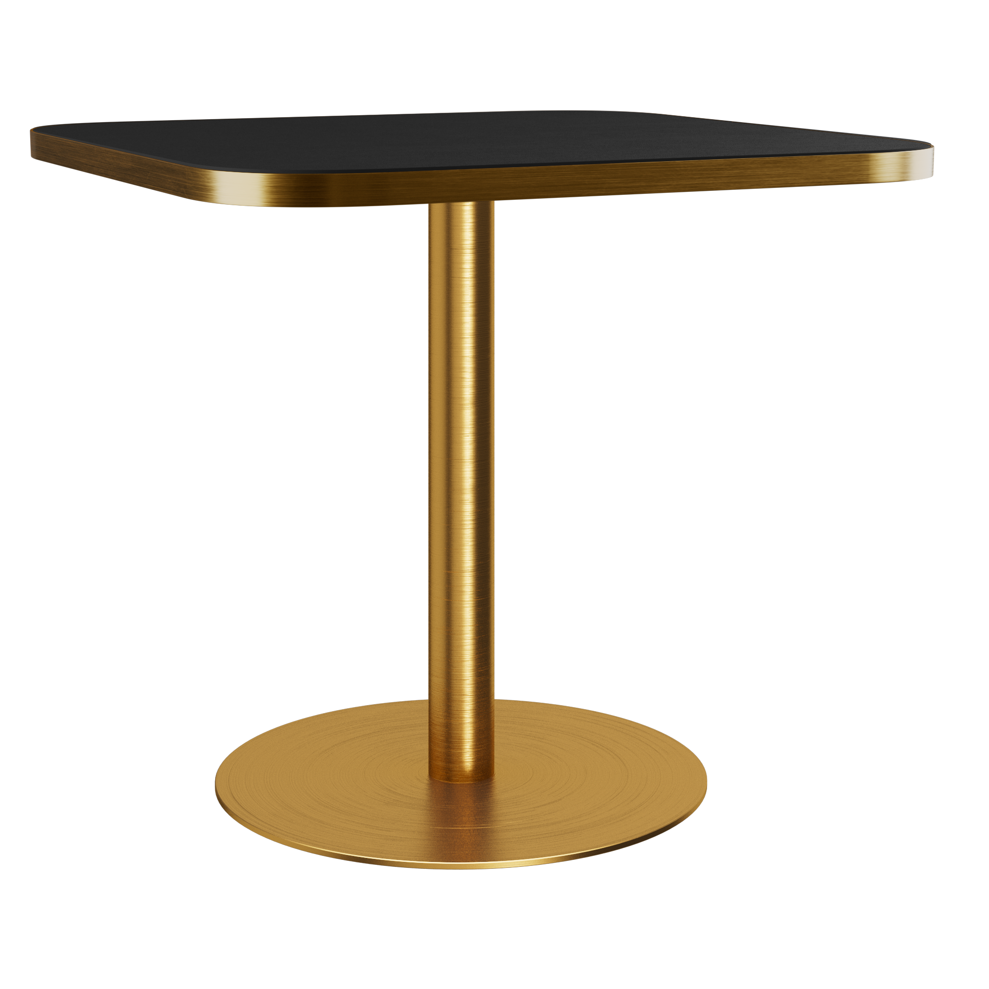 Halo Café Table With Rim - Rounded Square