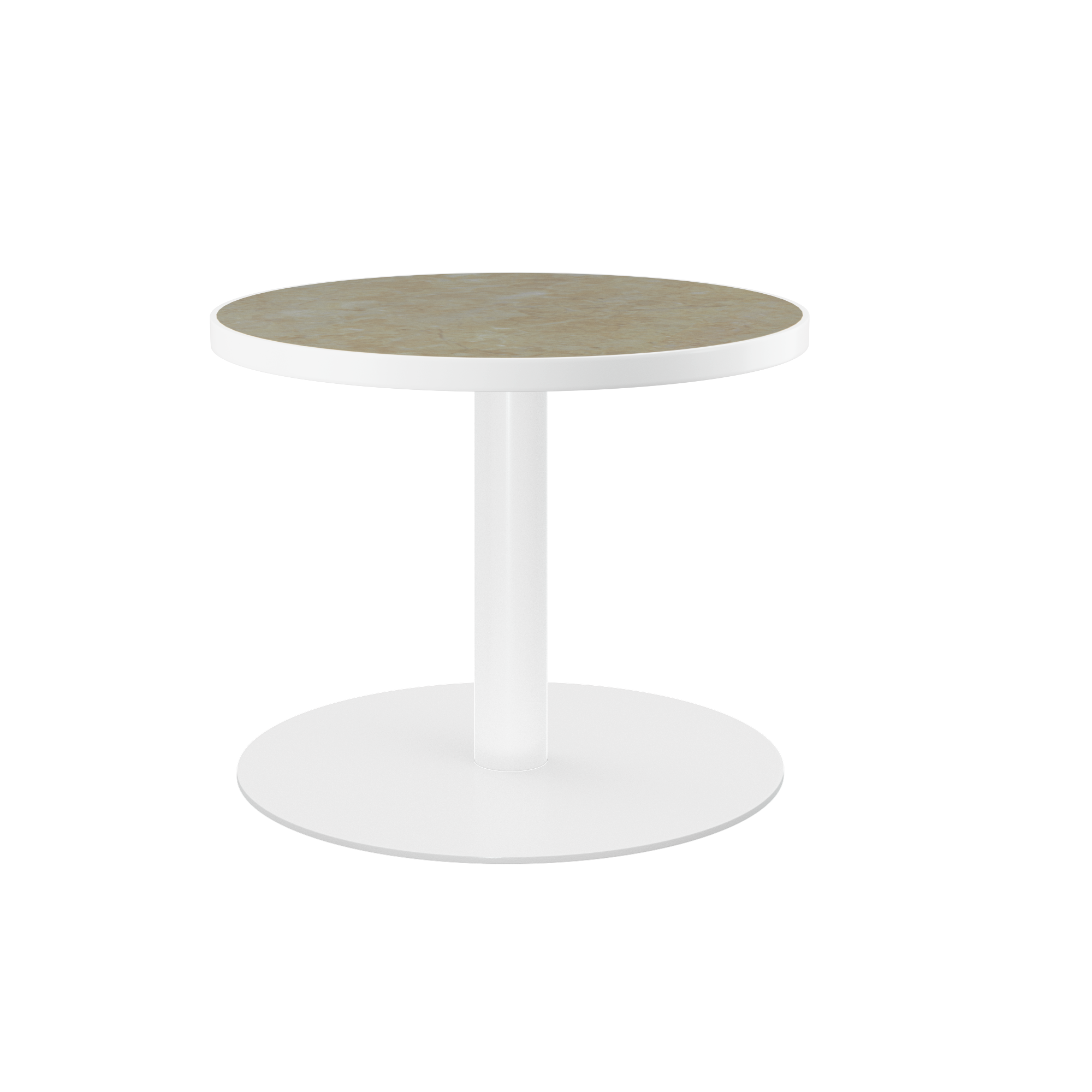 Halo Side Table - Round With Rim