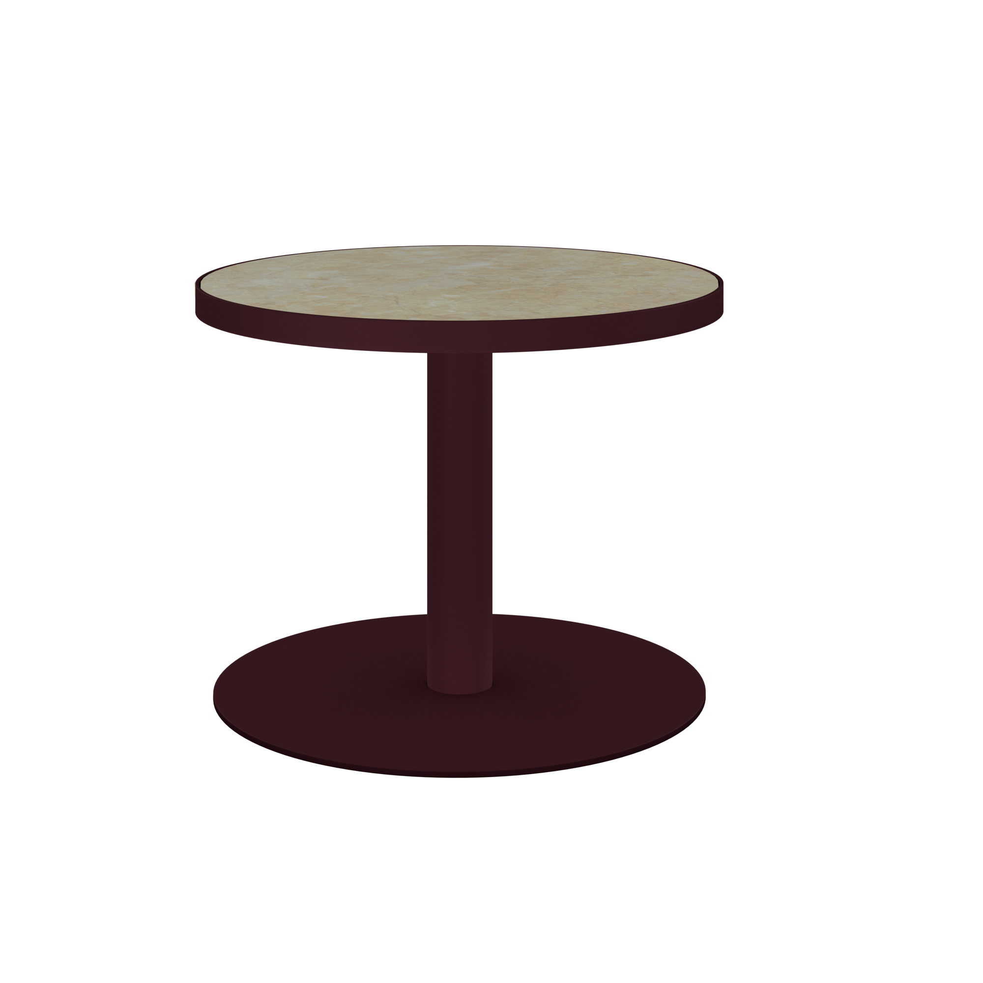 Halo Side Table - Round With Rim