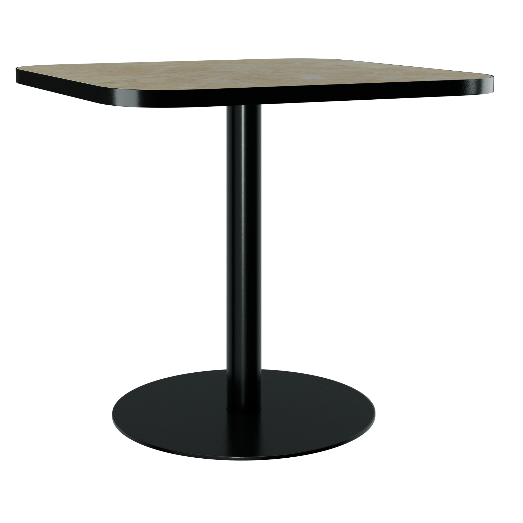 Halo Café Table With Rim - Rounded Square