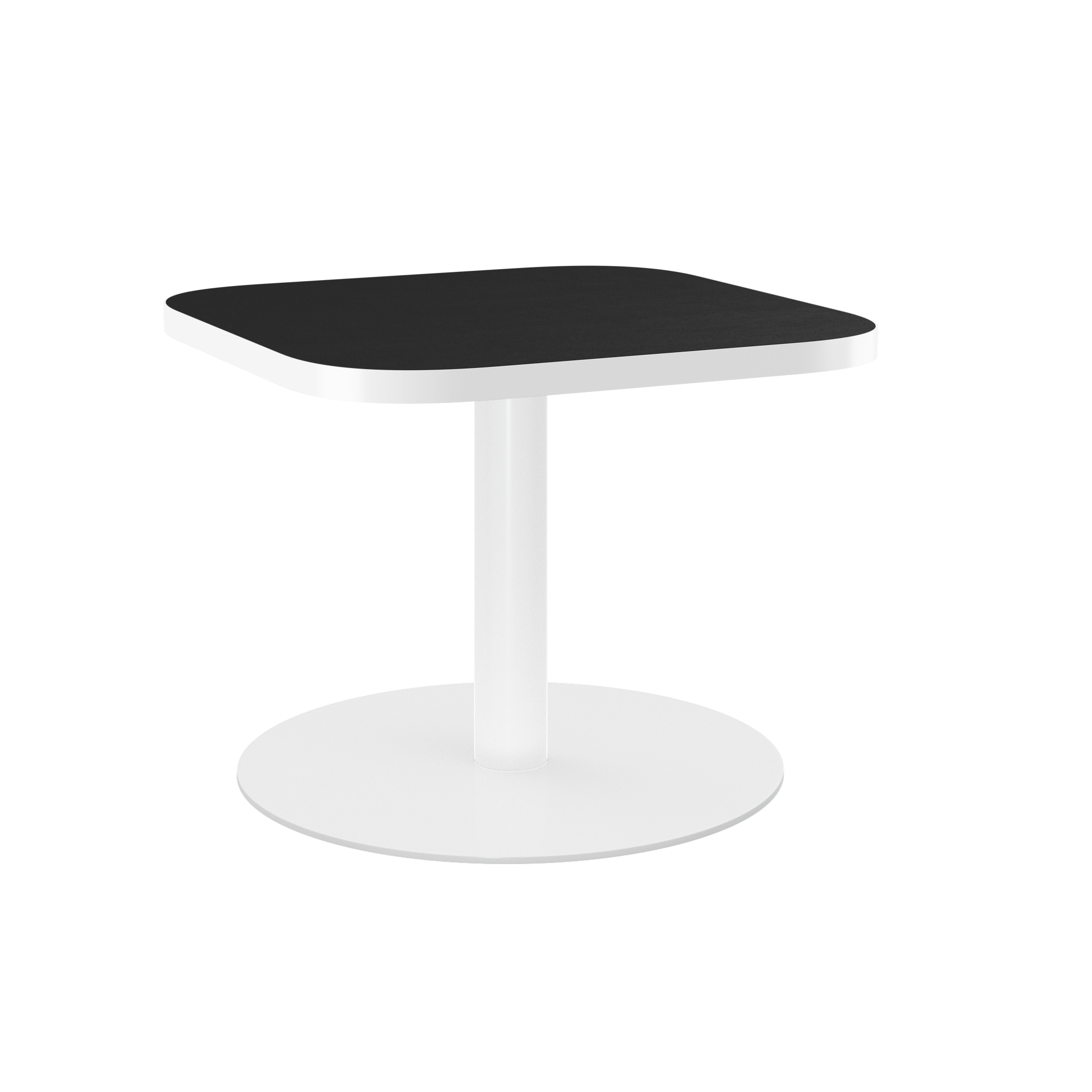 Halo Side Table - Rounded Square With Rim