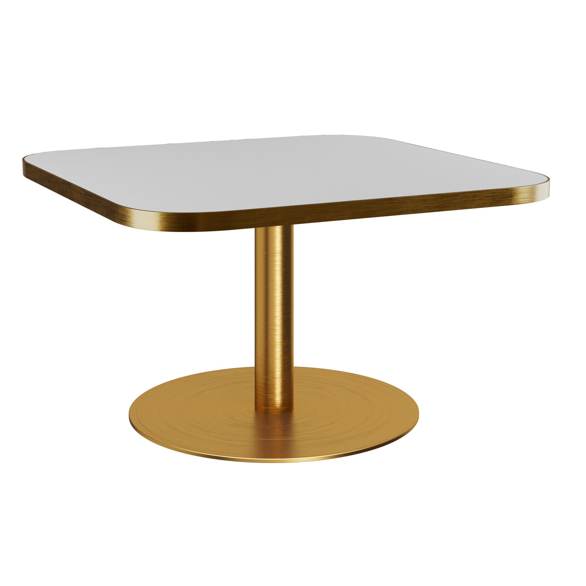 Halo Coffee Table - Rounded Square With Rim