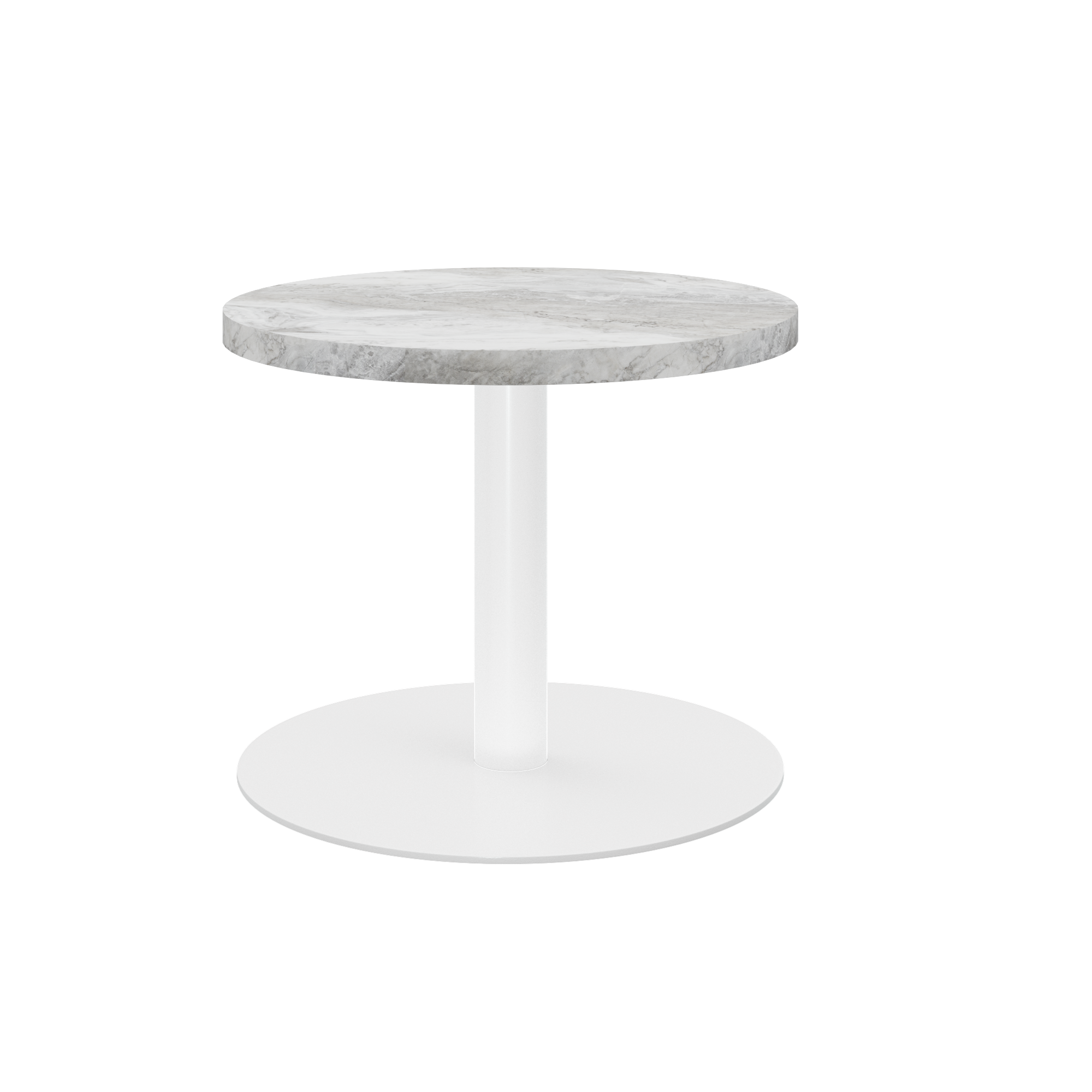 Halo Marble Side Table - Round