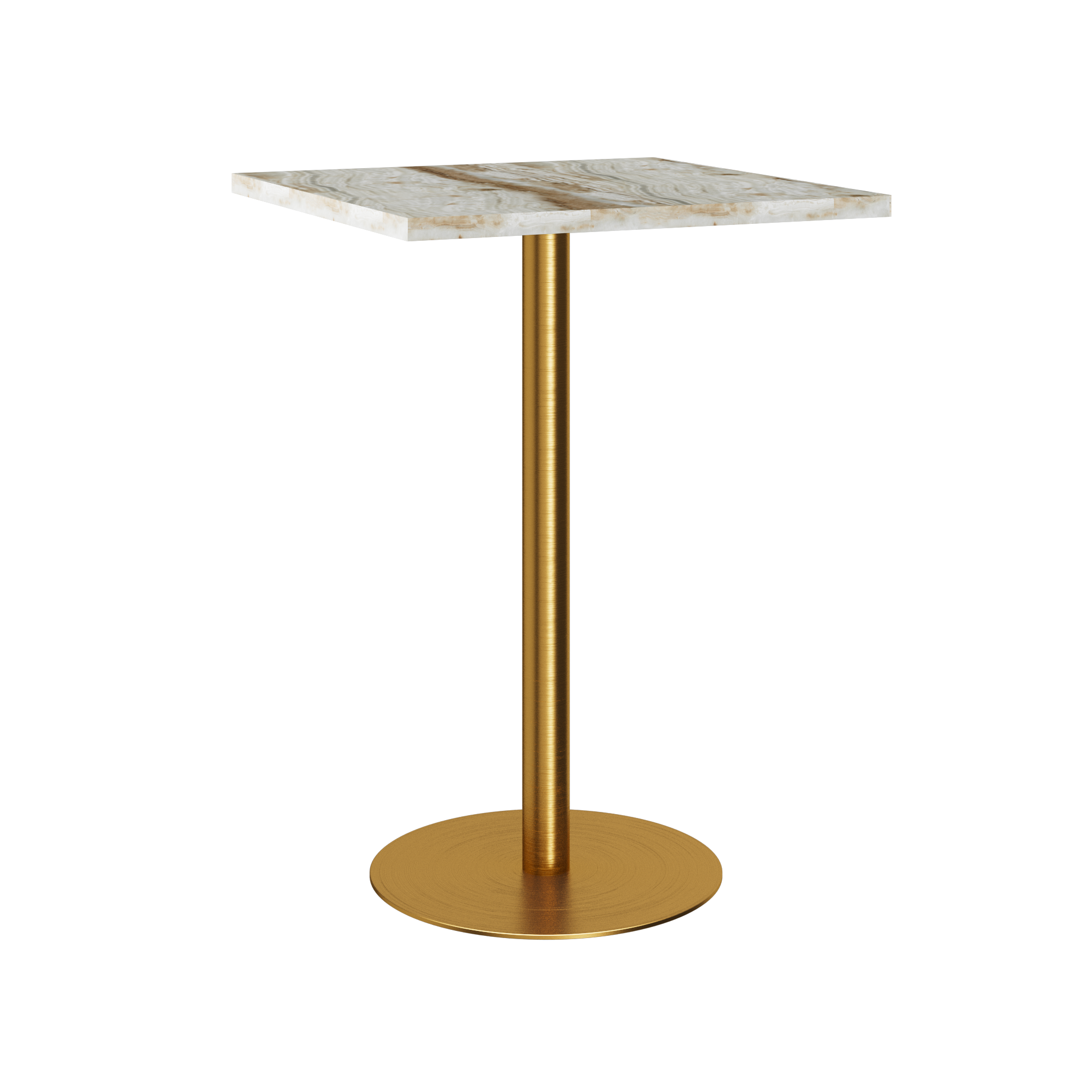 Halo Marble Bar Table - Square
