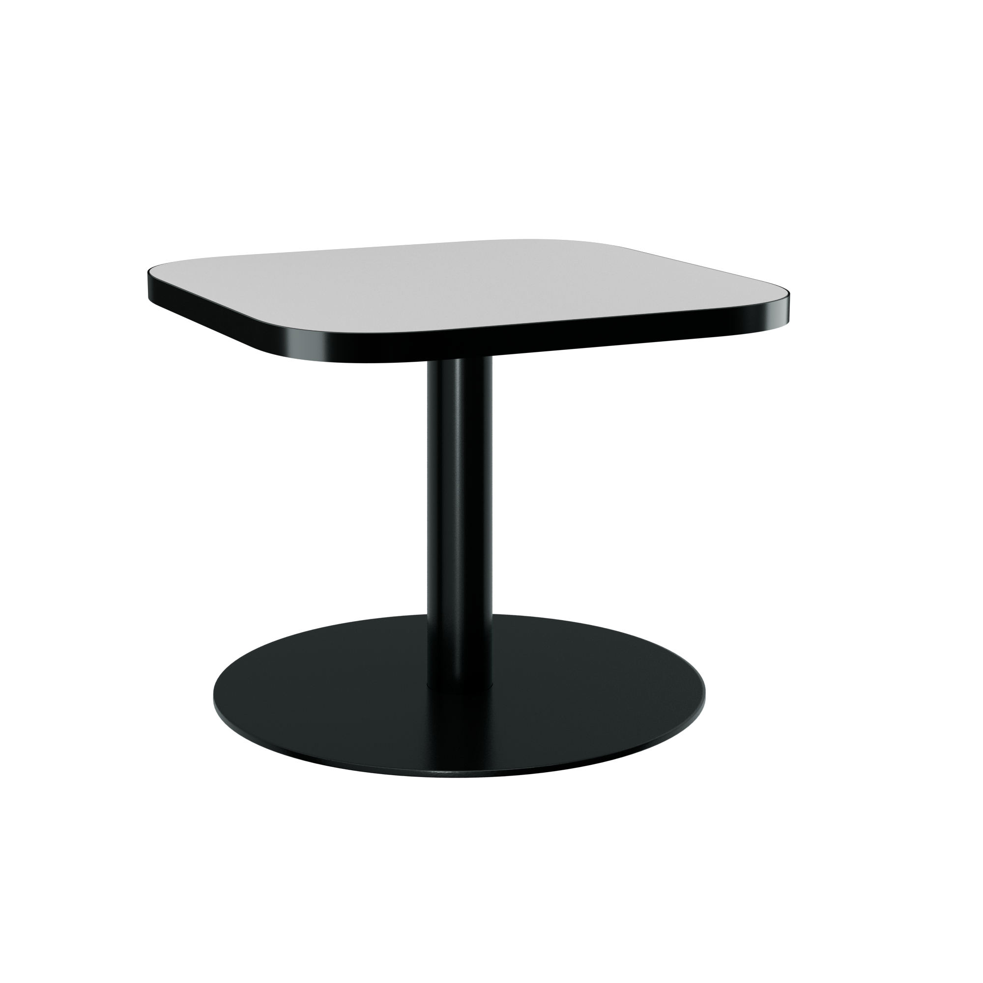 Halo Side Table - Rounded Square With Rim