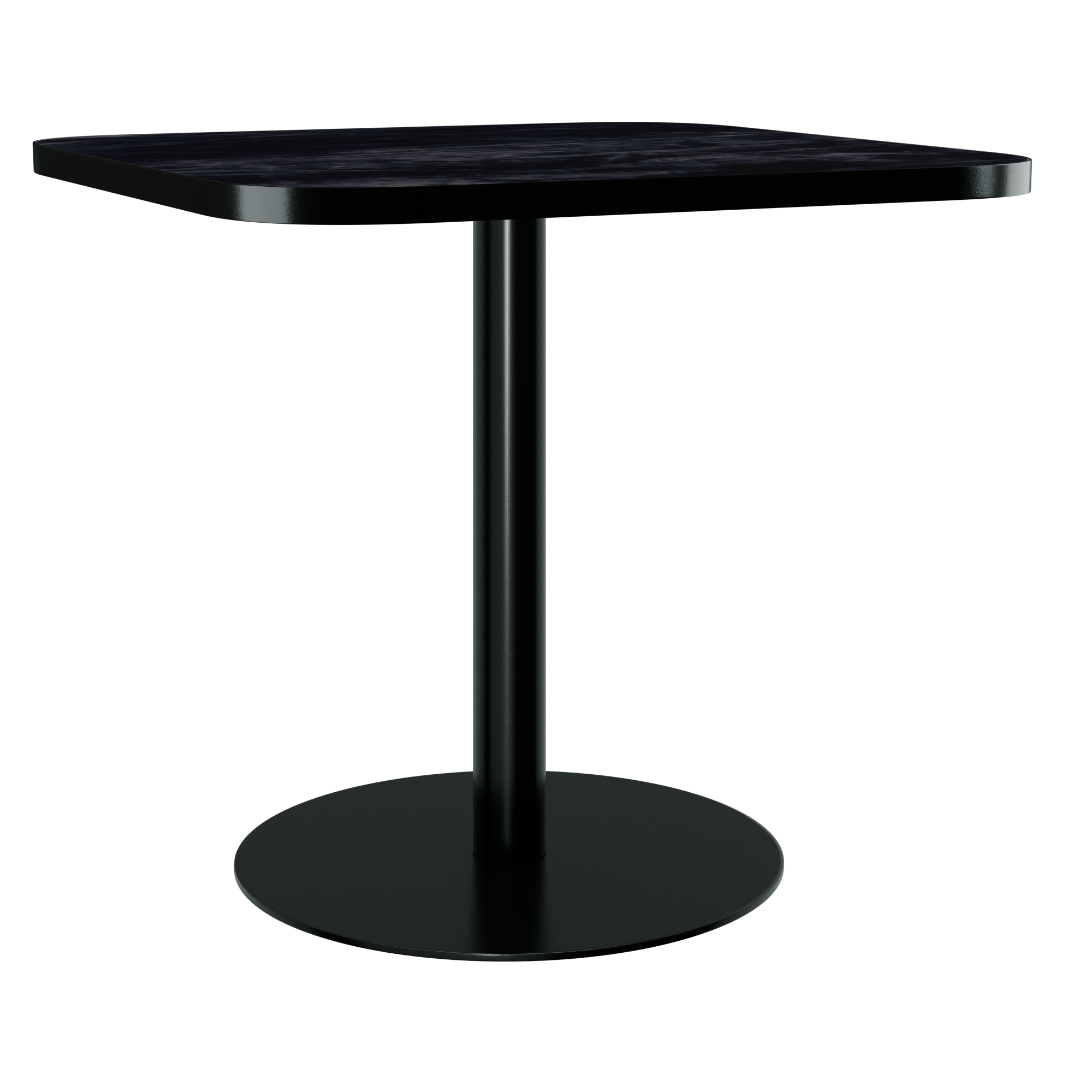 Halo Café Table With Rim - Rounded Square