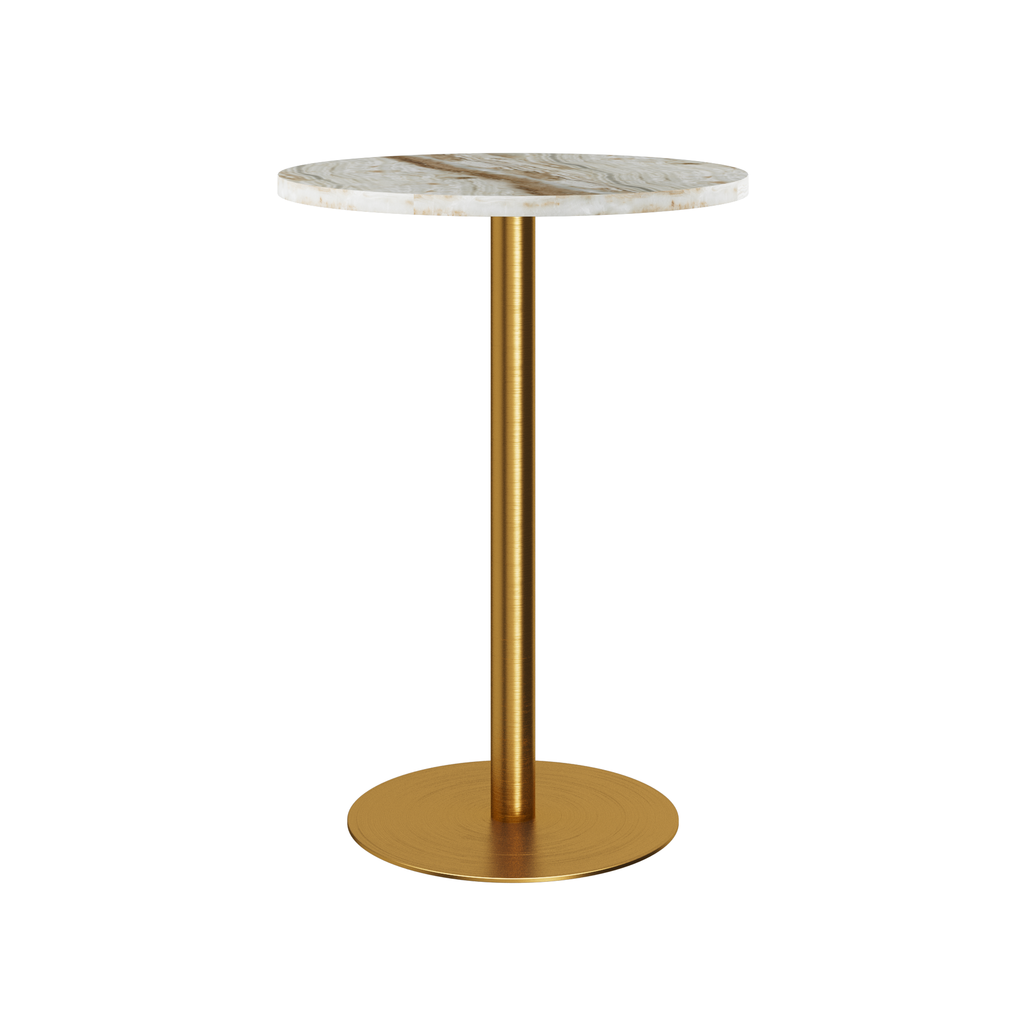 Halo Marble Bar Table - Round