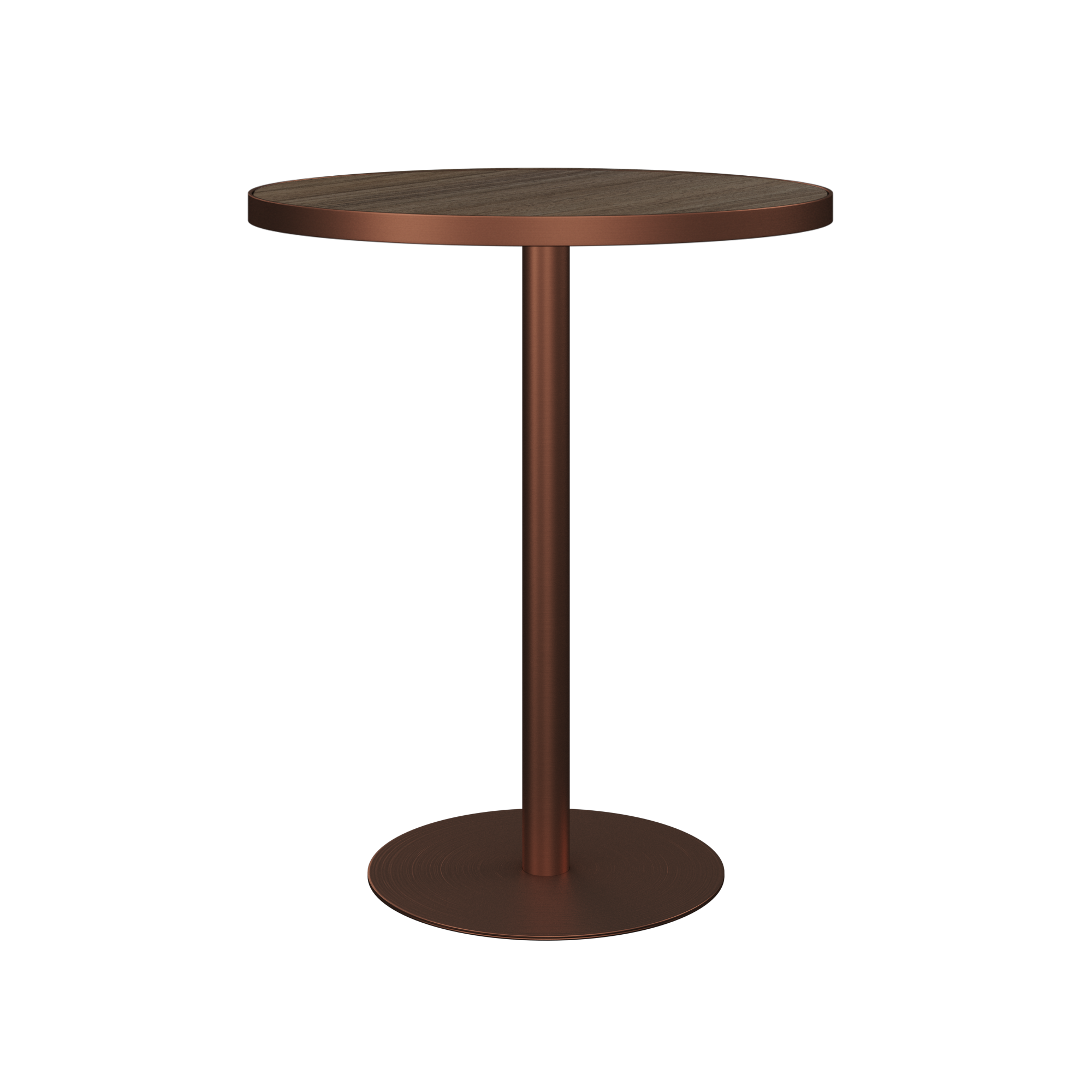 Halo Bar Table With Rim - Round