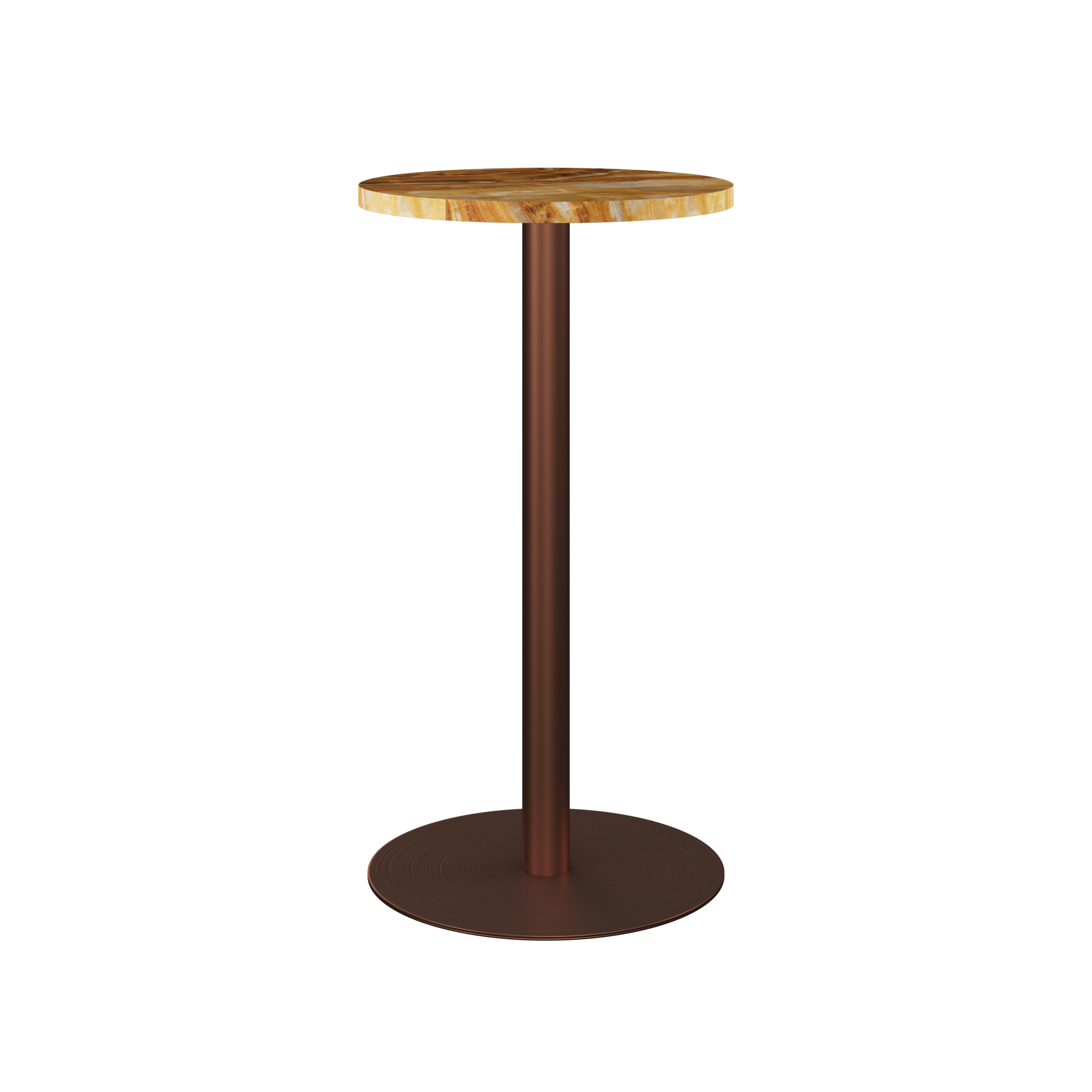 Halo Marble Bar Table - Round