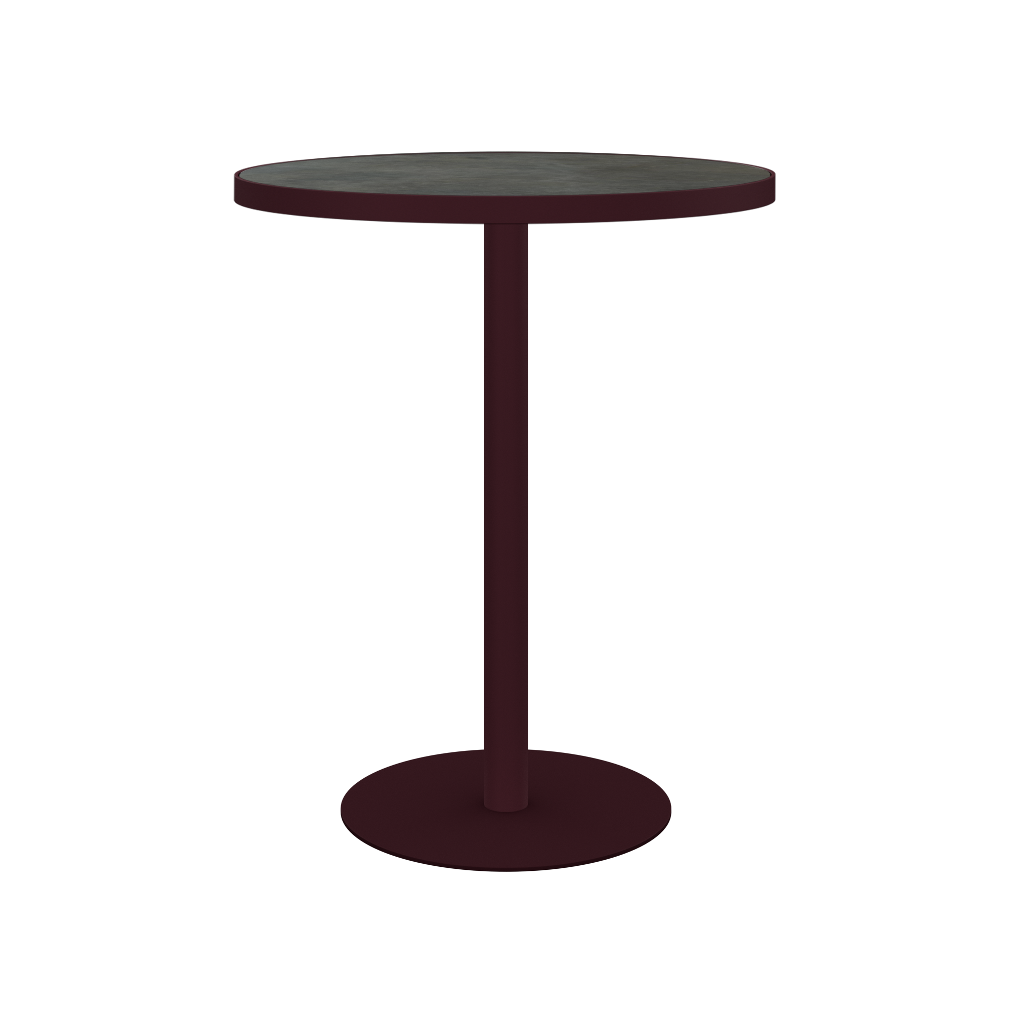 Halo Bar Table With Rim - Round