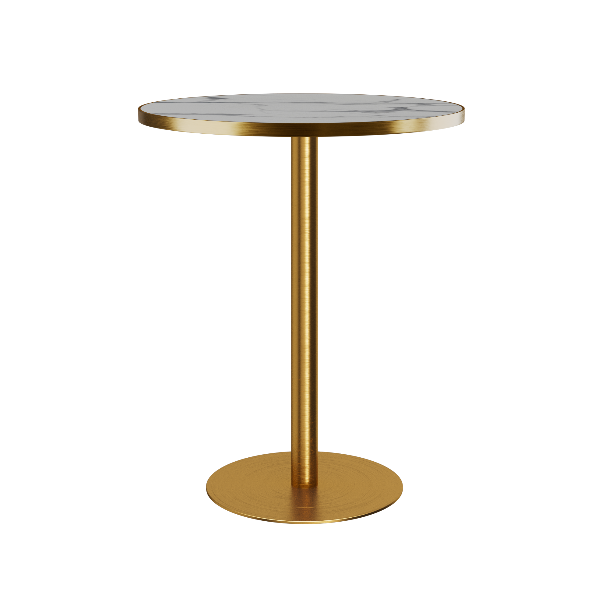 Halo Bar Table With Rim - Round