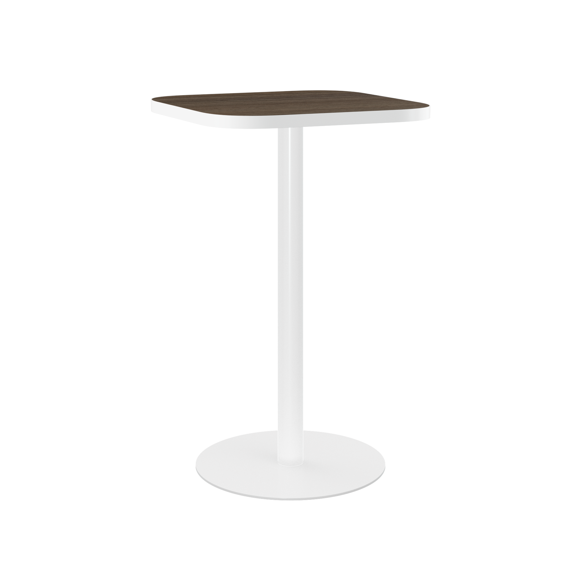 Halo Bar Table (60cm Rounded Square) With Rim