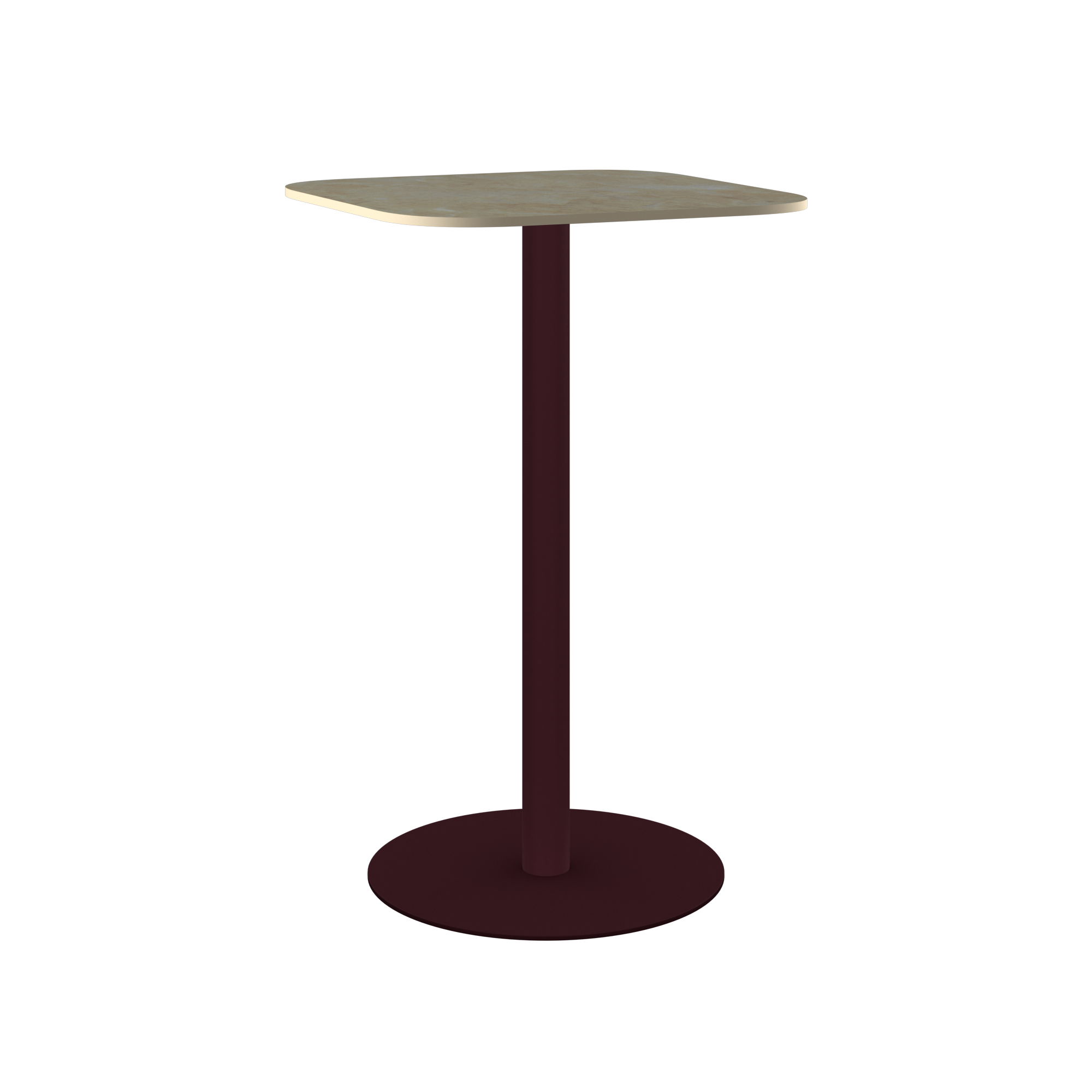 Halo Bar Table - Rounded Square