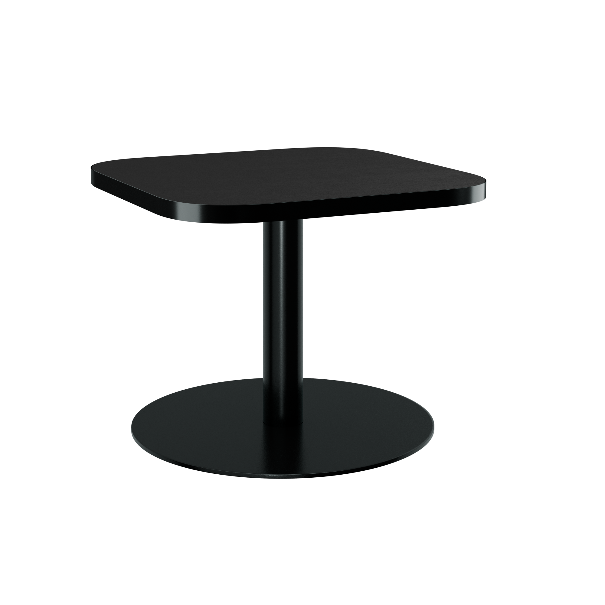 Halo Side Table - Rounded Square With Rim