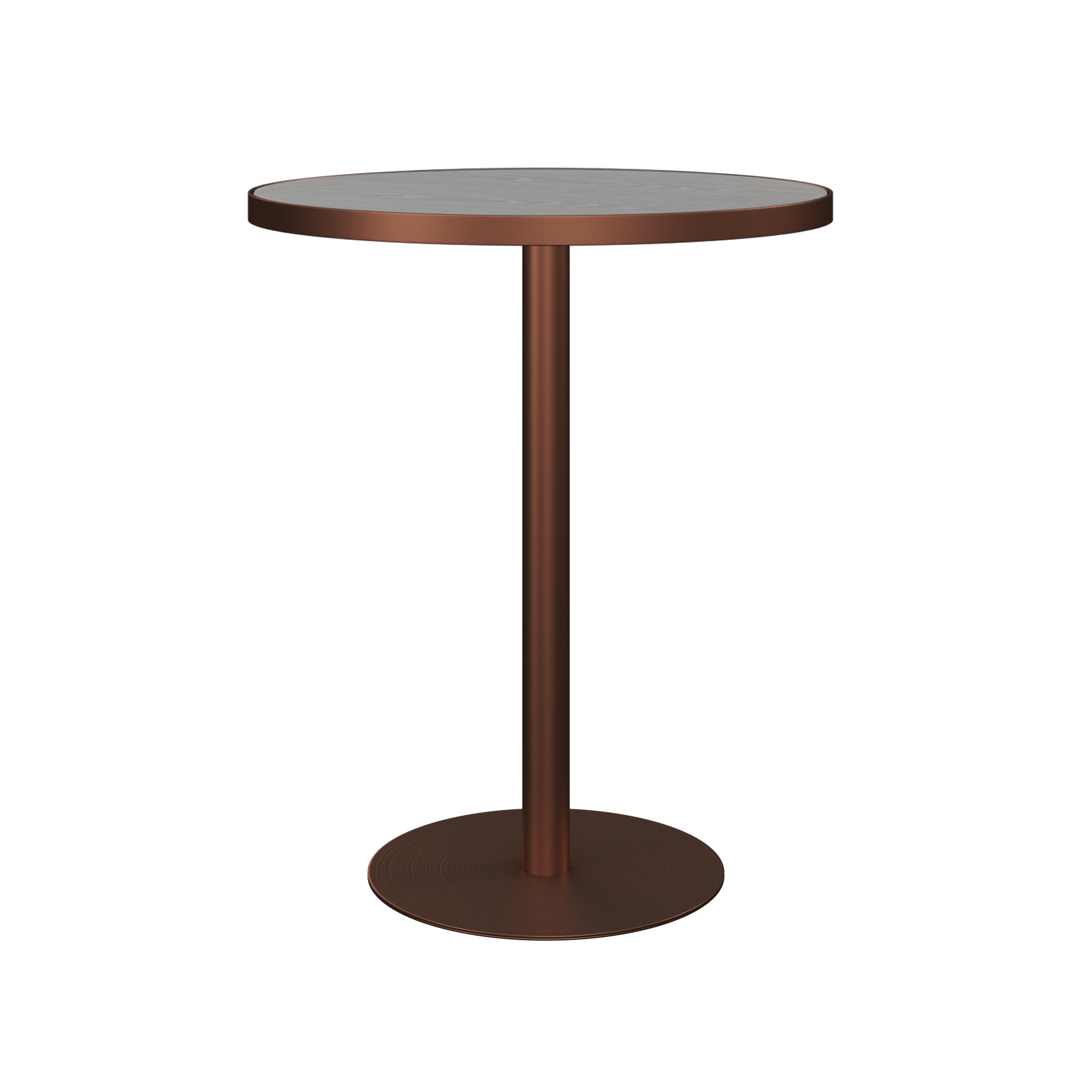 Halo Bar Table With Rim - Round