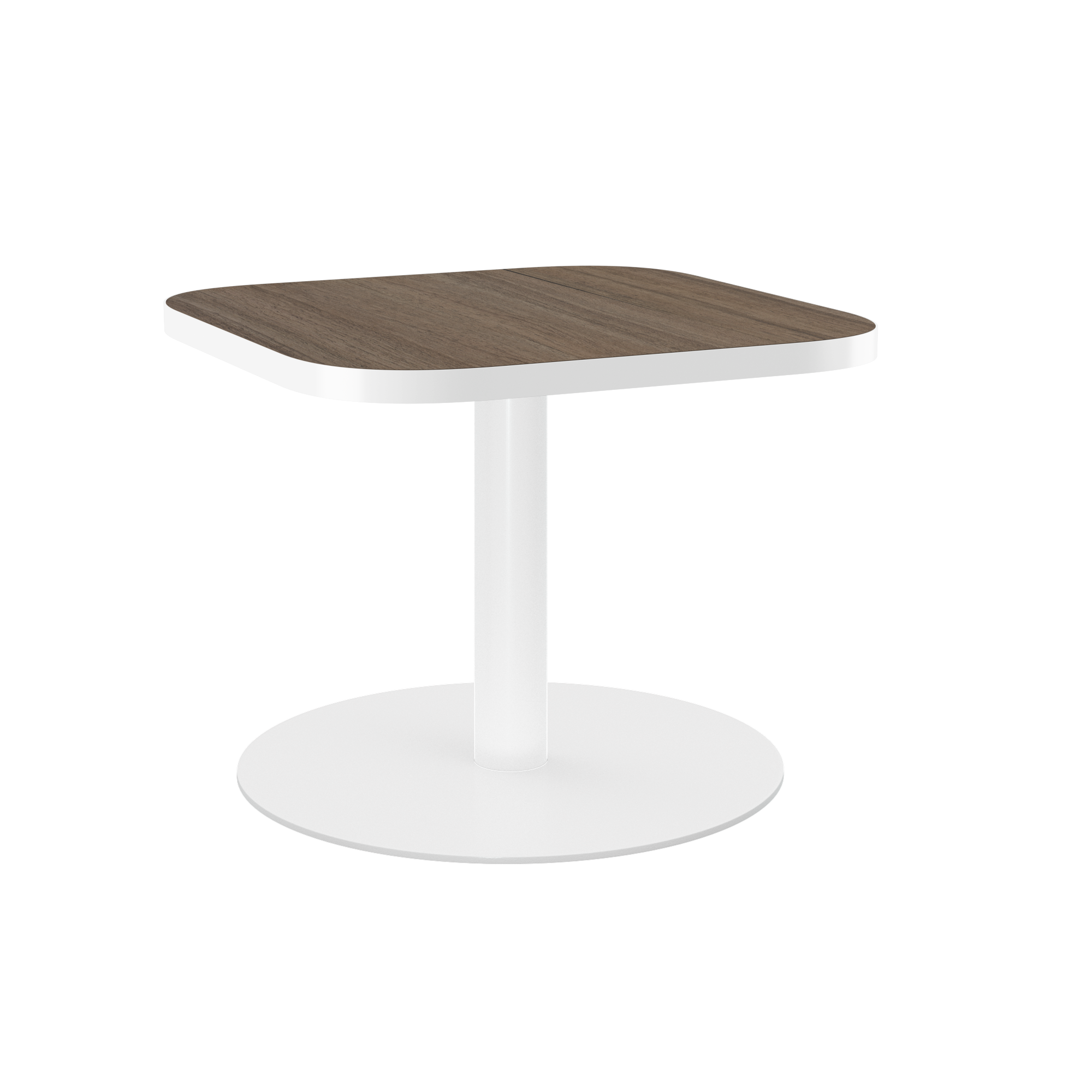 Halo Side Table - Rounded Square With Rim