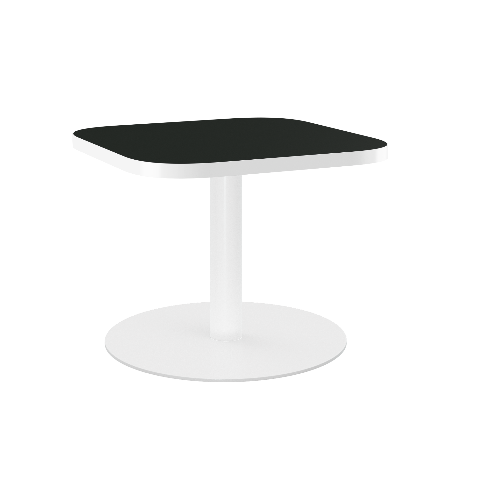 Halo Side Table - Rounded Square With Rim