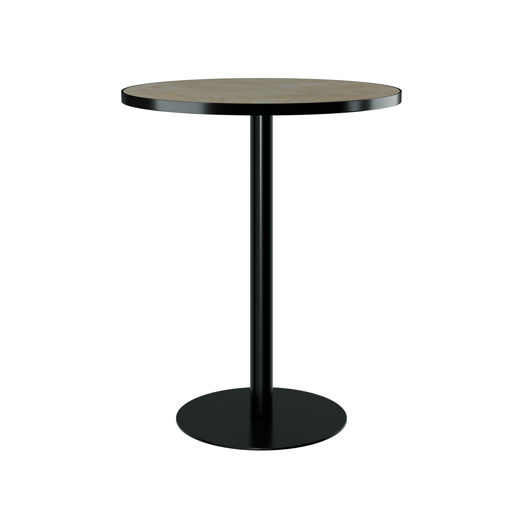 Halo Bar Table With Rim - Round