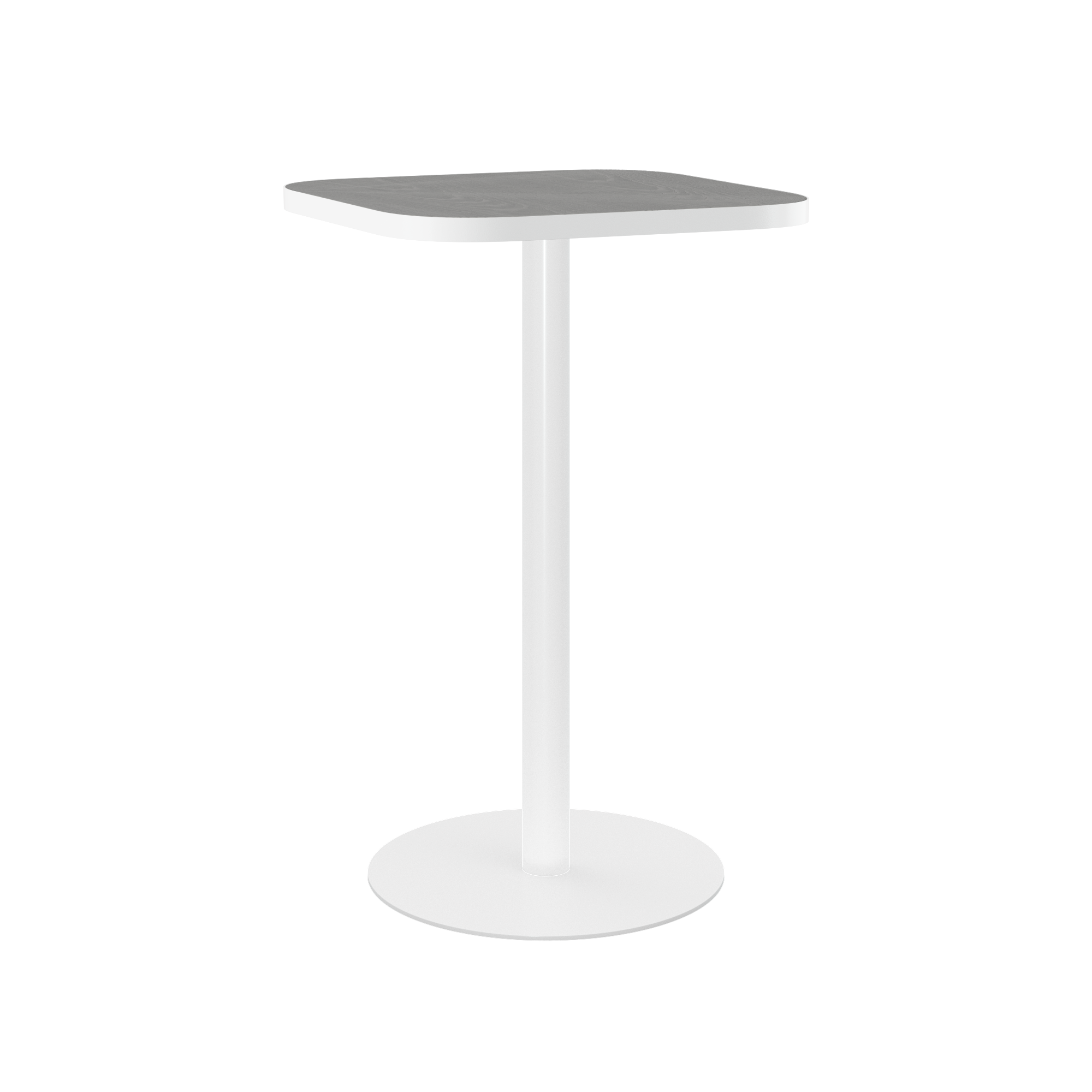 Halo Bar Table (60cm Rounded Square) With Rim