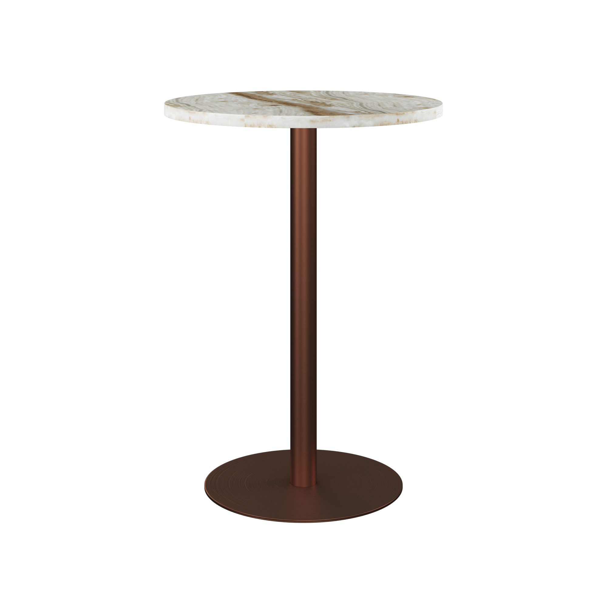 Halo Marble Bar Table - Round