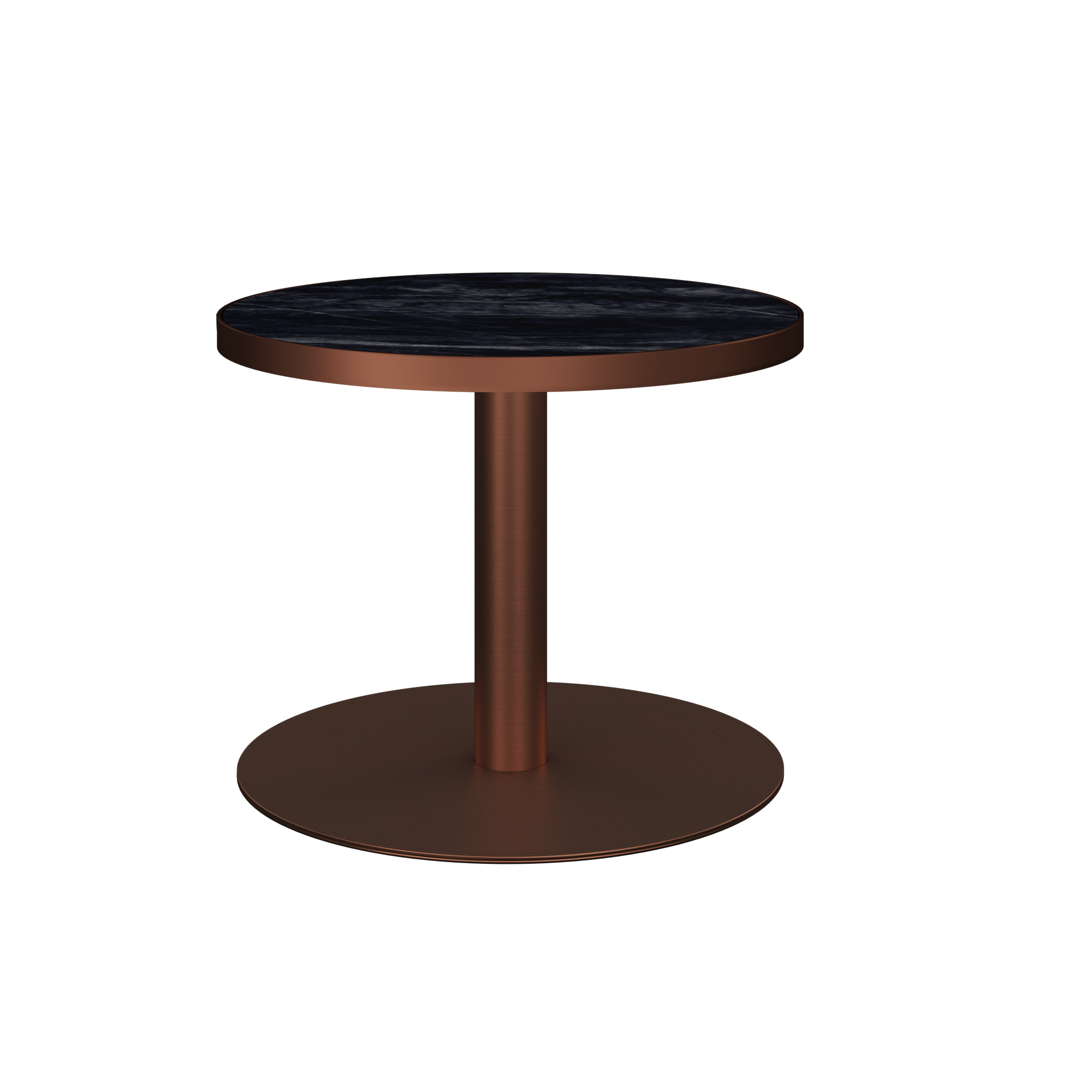 Halo Side Table - Round With Rim