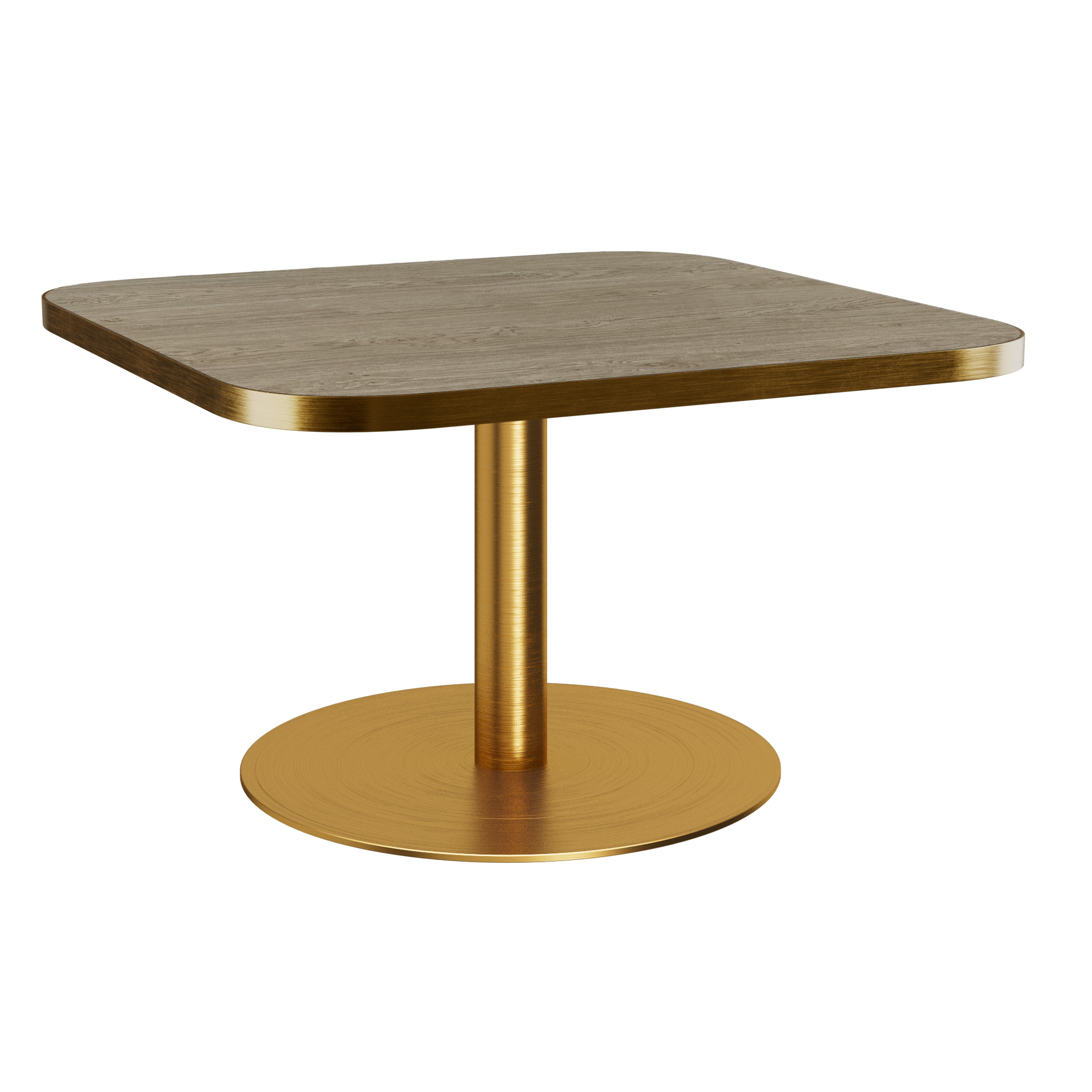 Halo Coffee Table - Rounded Square With Rim