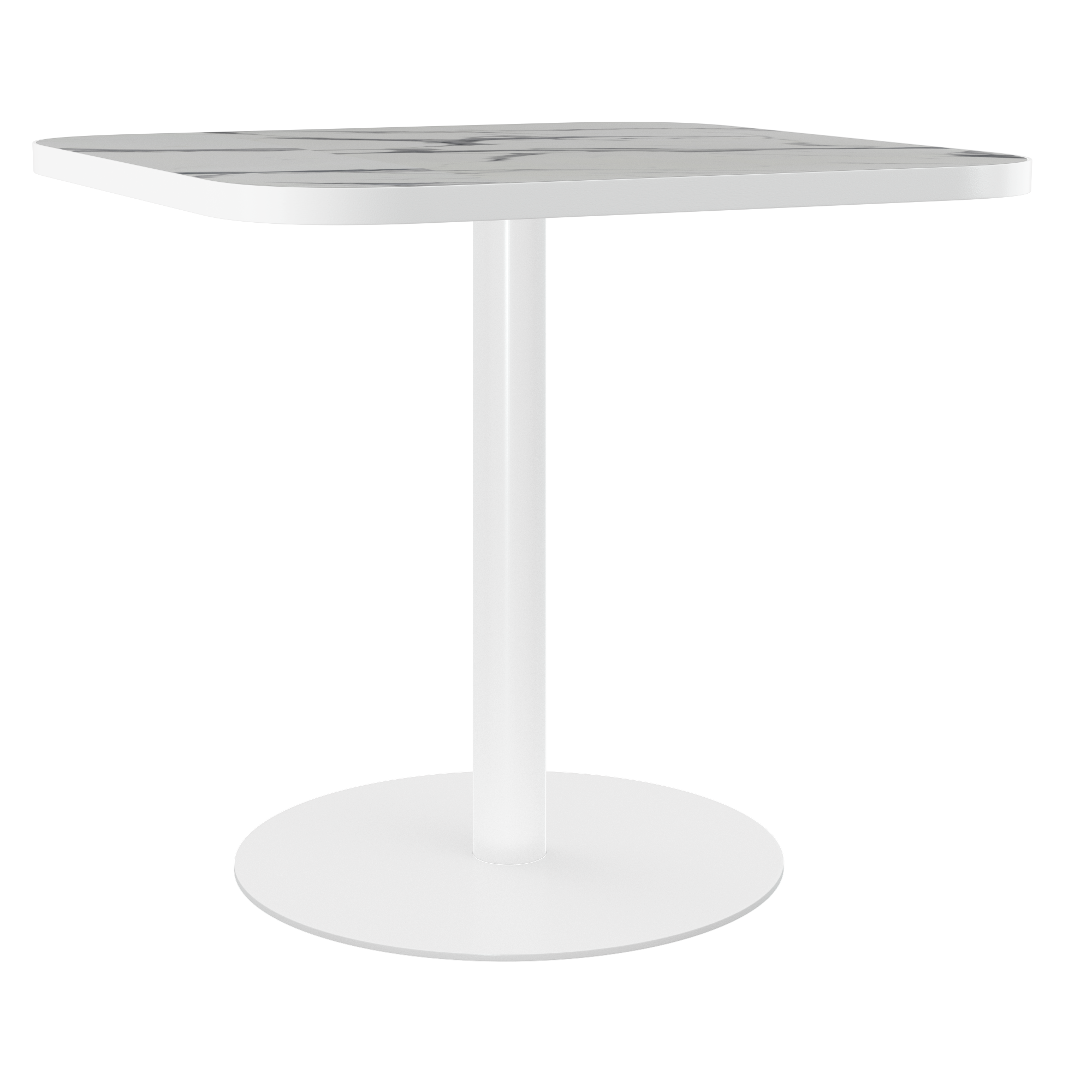Halo Café Table With Rim - Rounded Square