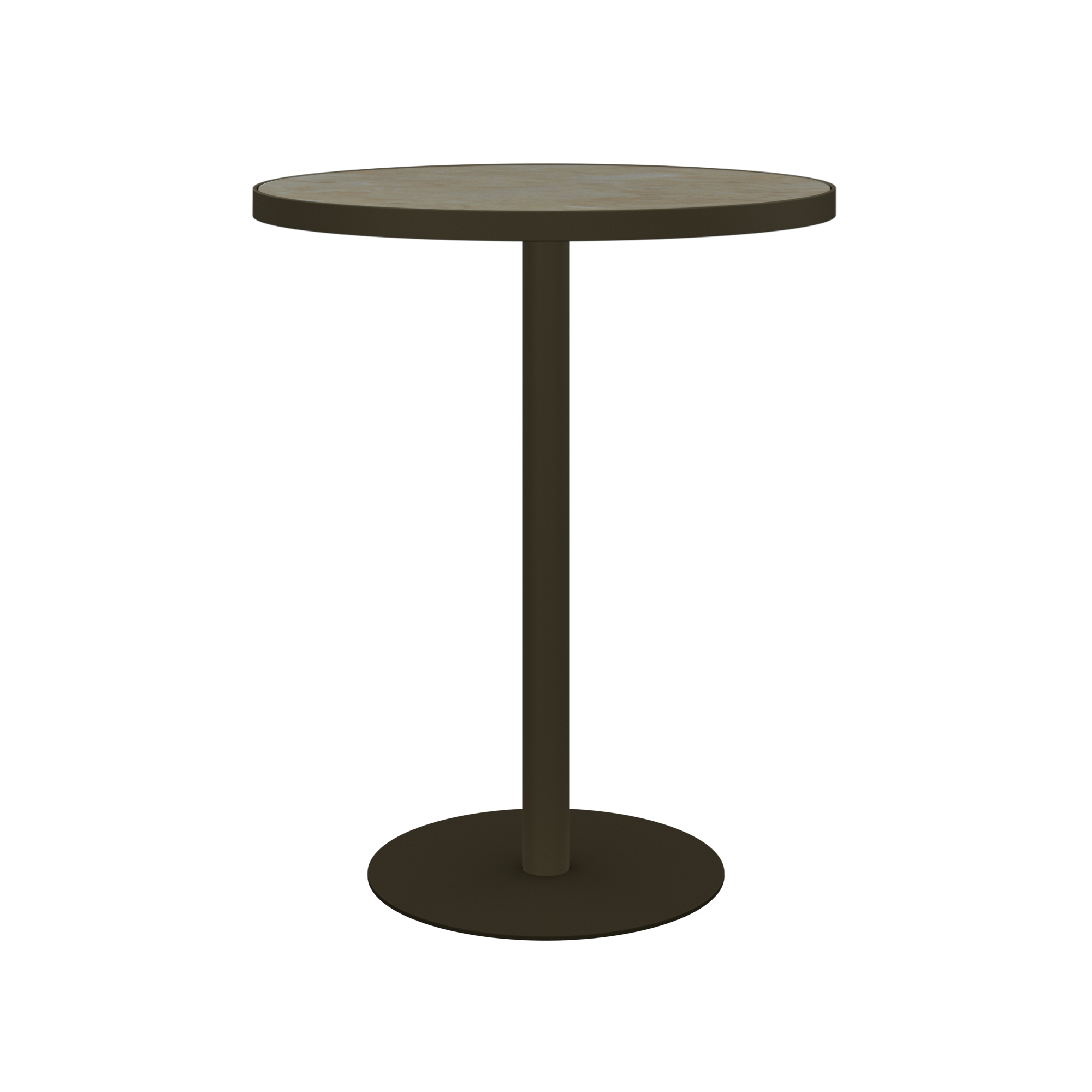 Halo Bar Table With Rim - Round