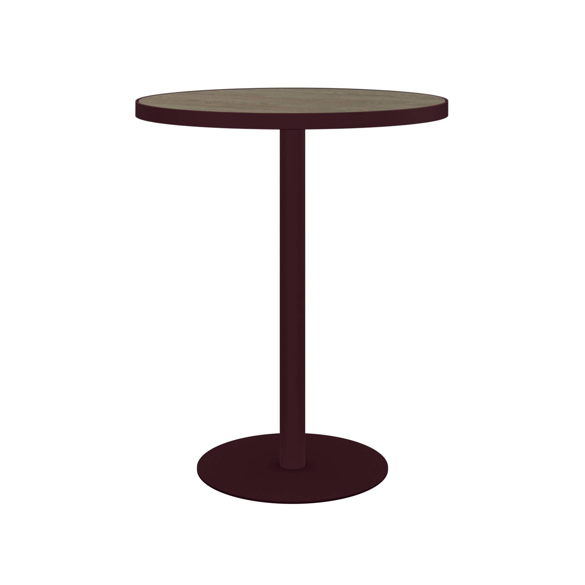 Halo Bar Table With Rim - Round